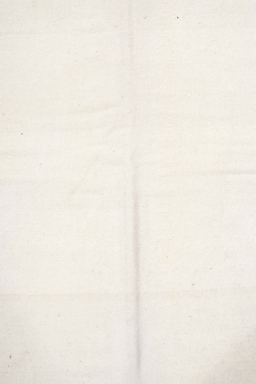 11' x 13' one-of-a-kind handmade vintage Kilim oversize rug. Color palette: ivory, cream, taupe, beige, gray