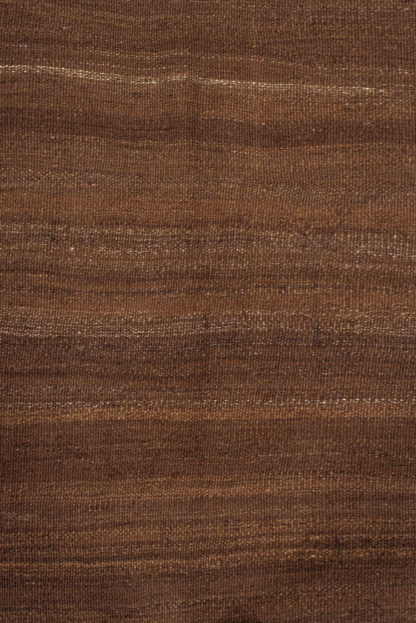 11' x 12' one-of-a-kind handmade vintage Kilim oversize rug. Color palette: brown, camel, taupe, walnut, beige, gray