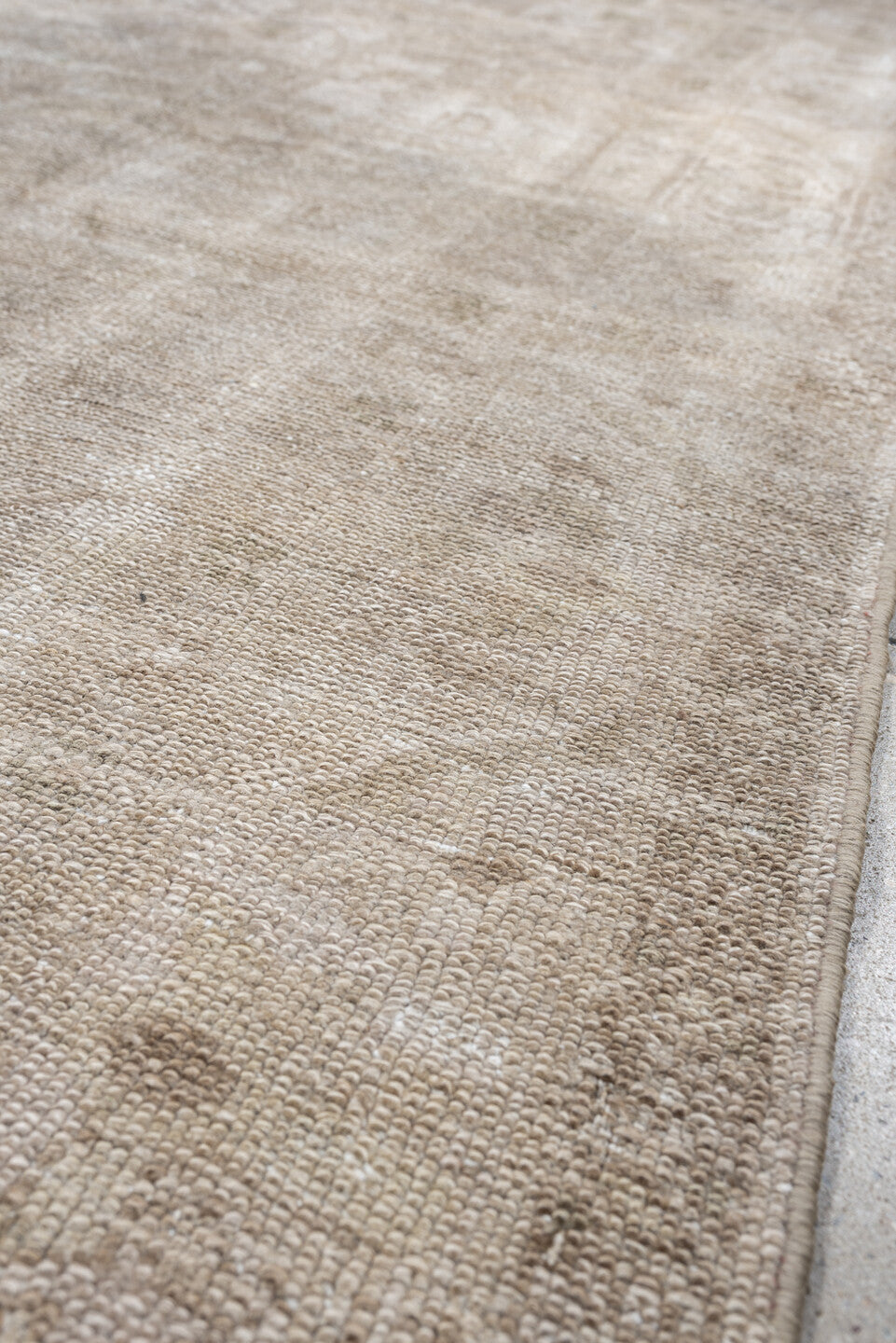 4' x 6' one-of-a-kind handmade antique Hamadan rug. Color palette: ivory, taupe, beige, sand, camel, gray beige, gray
