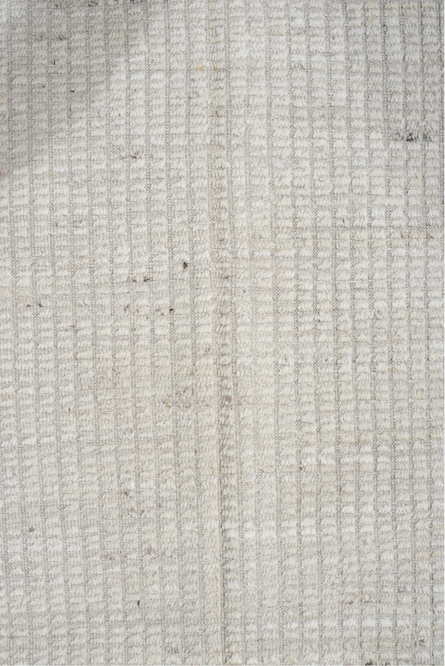 9' x 12' one-of-a-kind handmade vintage Tulu large size rug. Color palette: dark gray, gainsboro, gray, light gray, linen