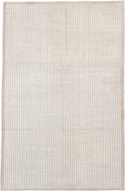 6' x 10' one-of-a-kind handmade vintage Tulu large size rug. Color palette: ivory, beige, cream, taupe, gray