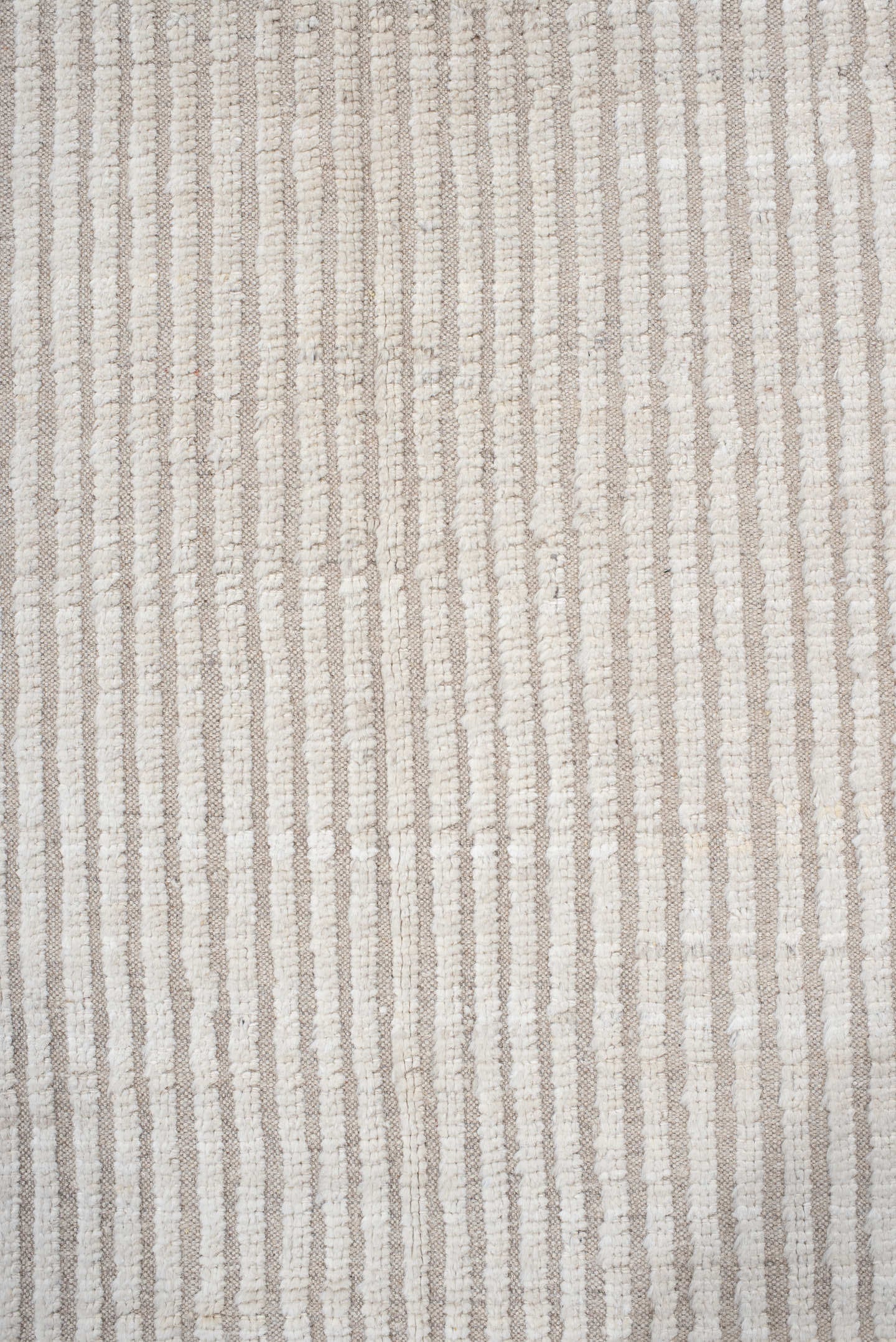6' x 10' one-of-a-kind handmade vintage Tulu large size rug. Color palette: ivory, beige, cream, taupe, gray
