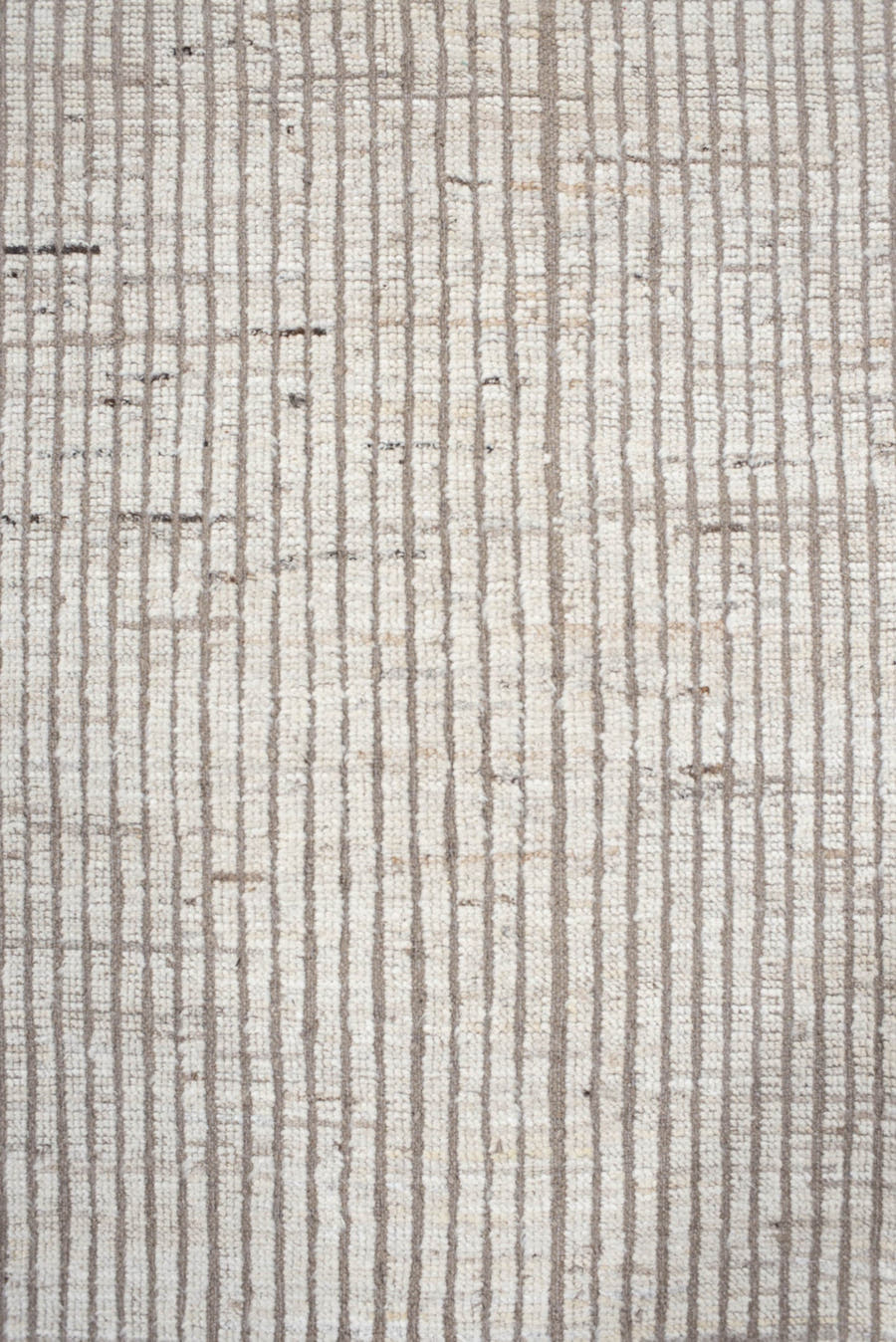 8' x 9' one-of-a-kind handmade vintage Tulu rug. Color palette: ivory, taupe, beige, cream, gray