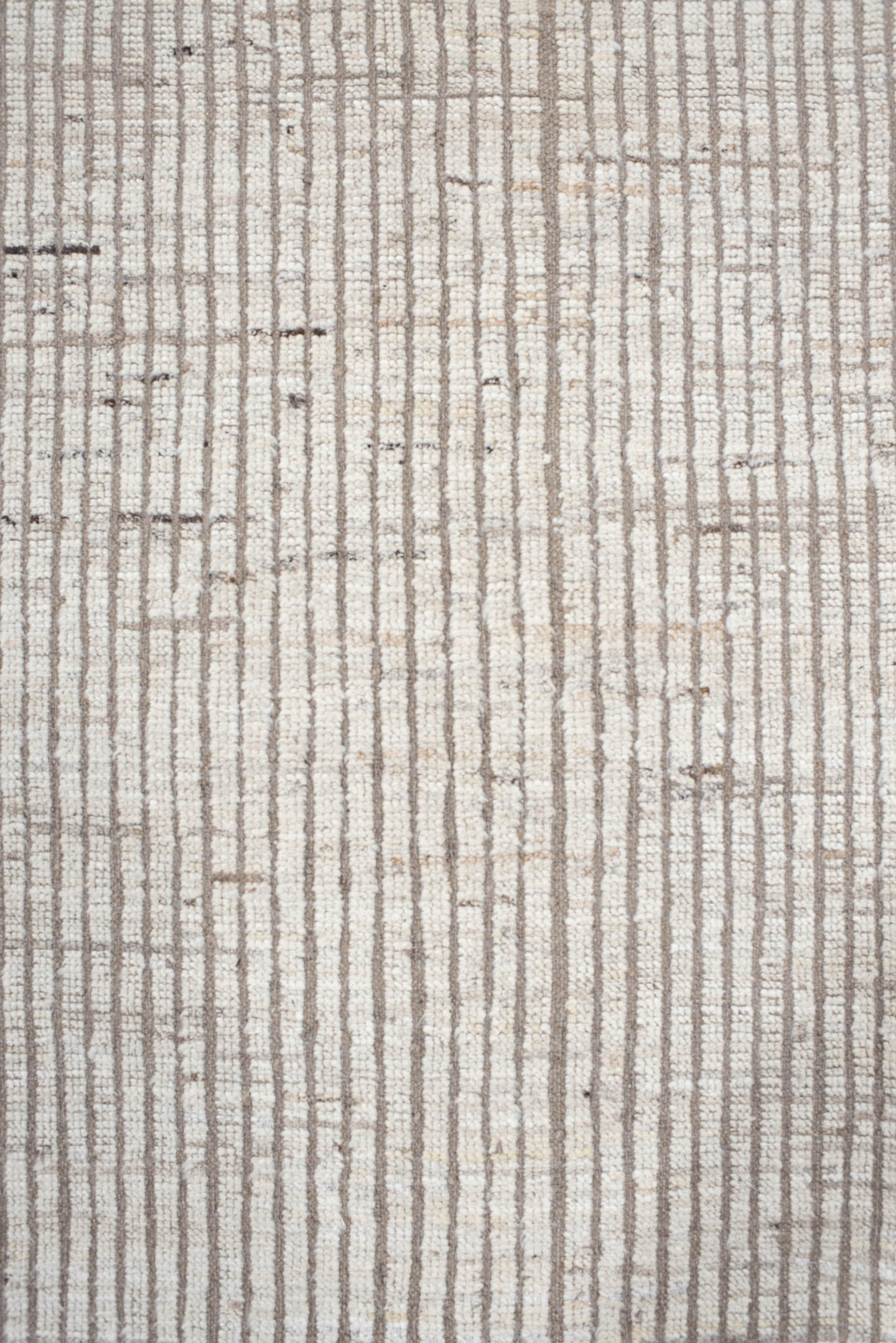 8' x 9' one-of-a-kind handmade vintage Tulu rug. Color palette: ivory, taupe, beige, cream, gray