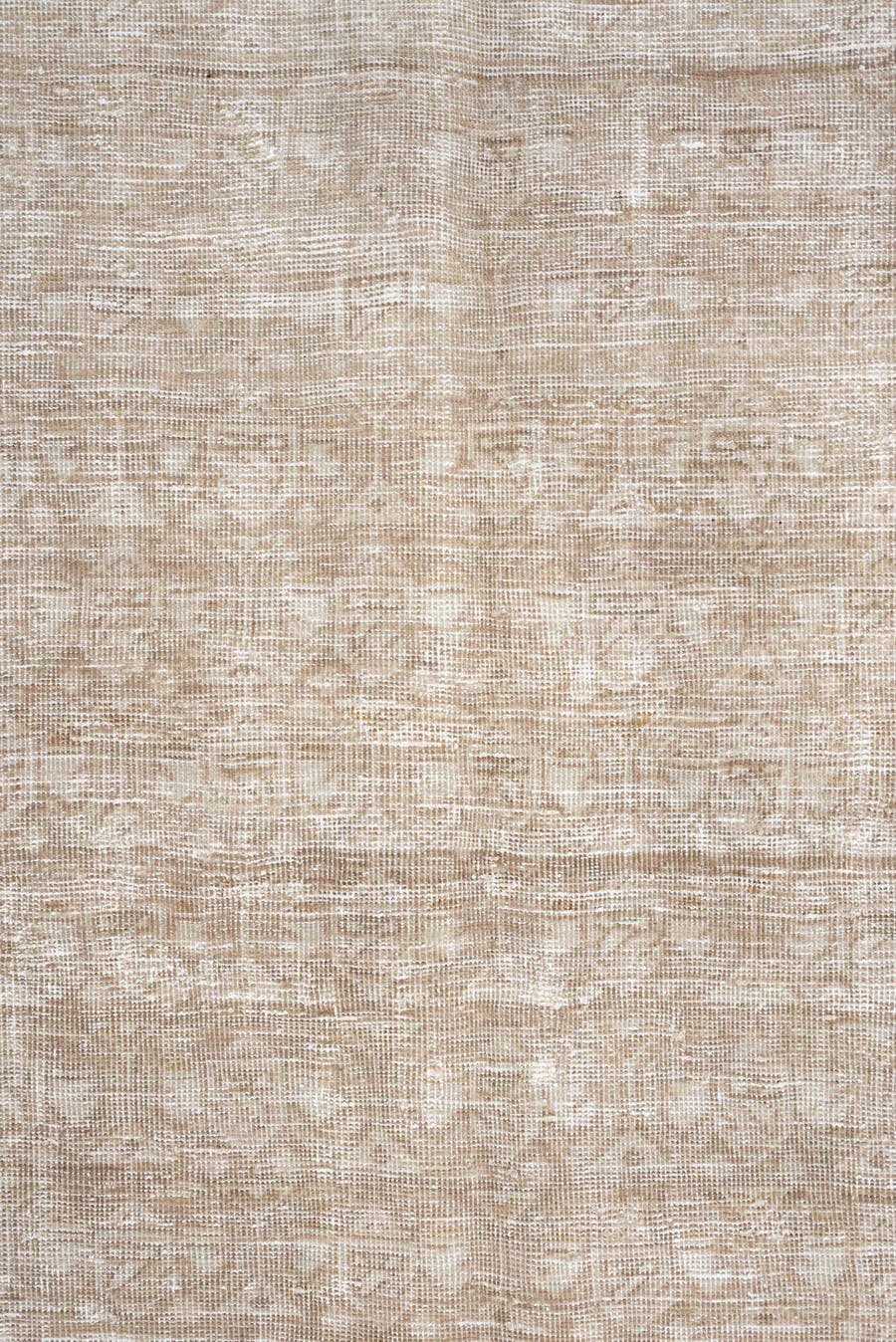 7' x 10' one-of-a-kind handmade antique Mahal large size rug. Color palette: ivory, beige, taupe, sand, cream, gray