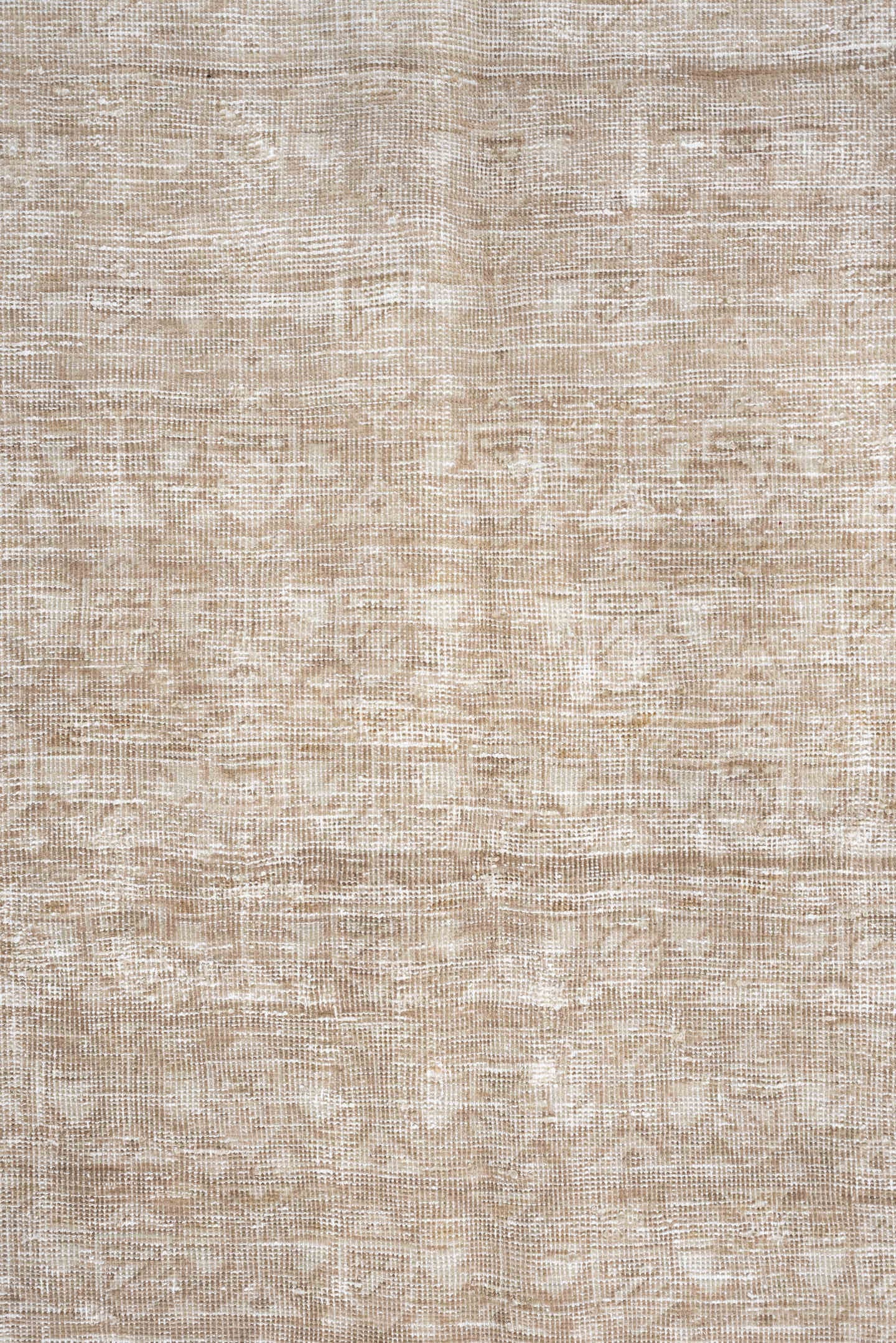 7' x 10' one-of-a-kind handmade antique Mahal large size rug. Color palette: ivory, beige, taupe, sand, cream, gray