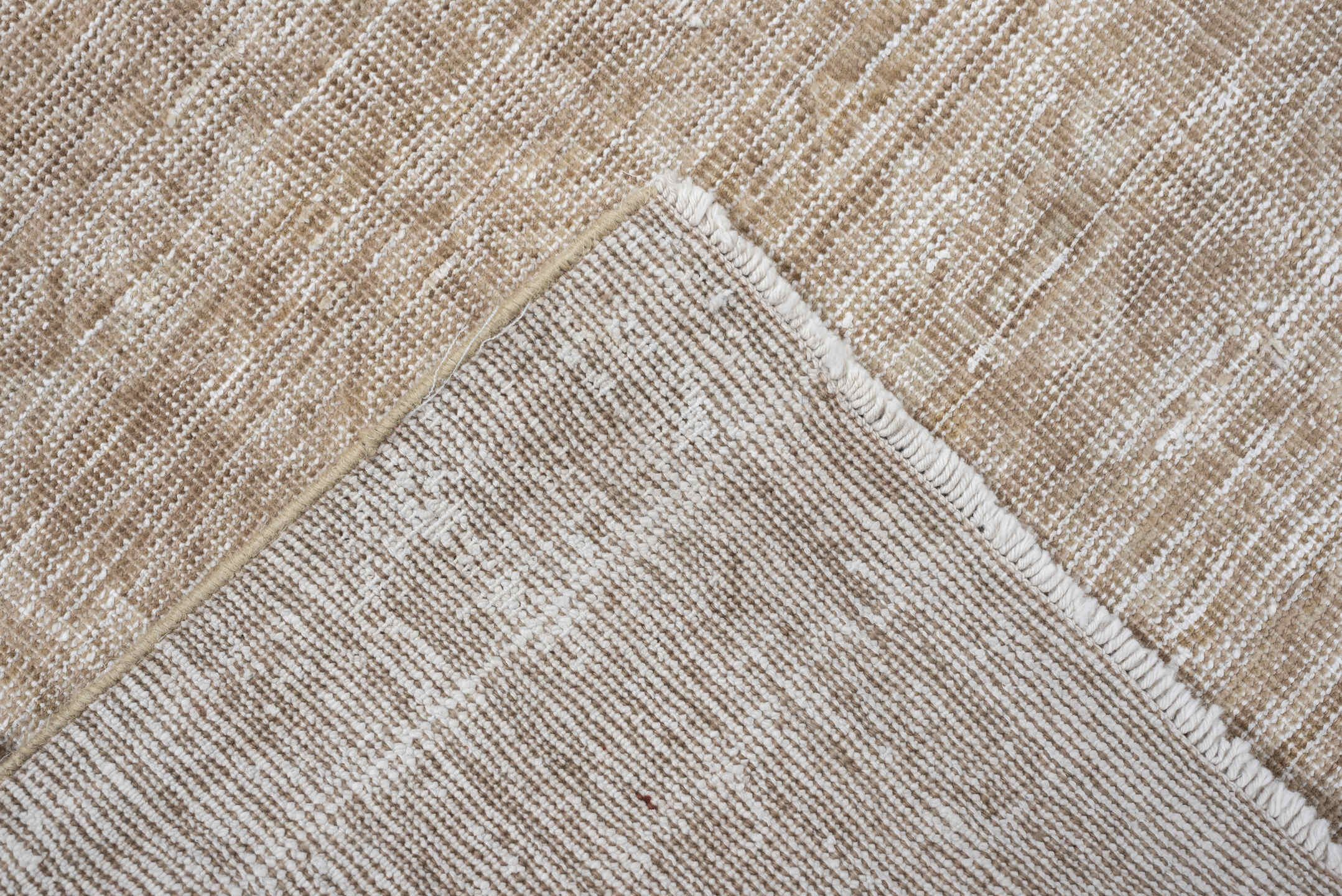 7' x 10' one-of-a-kind handmade antique Mahal large size rug. Color palette: ivory, beige, taupe, sand, cream, gray
