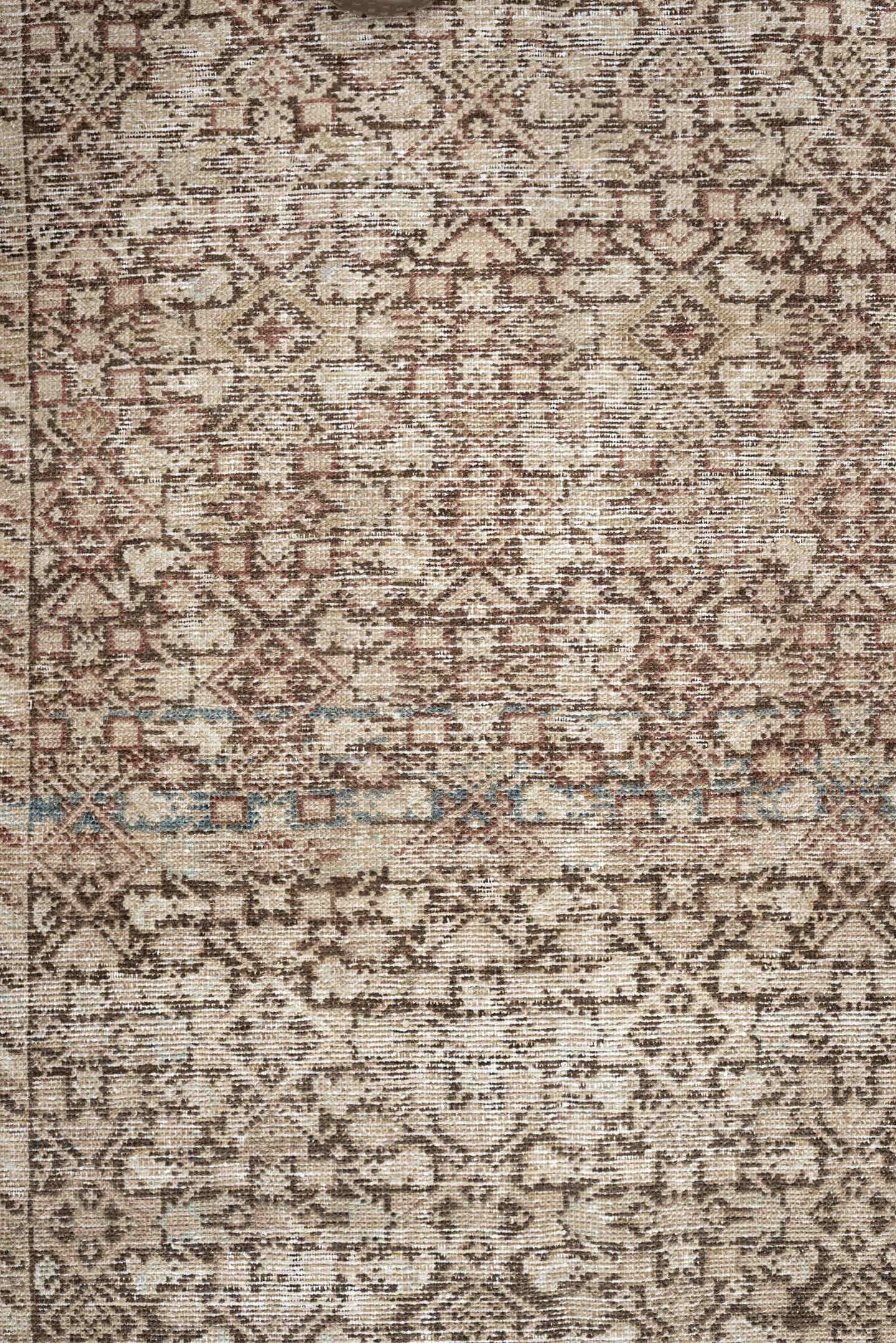 3' x 10' one-of-a-kind handmade antique Malayer runner rug. Color palette: ivory, taupe, camel, brown, soft rust, beige
