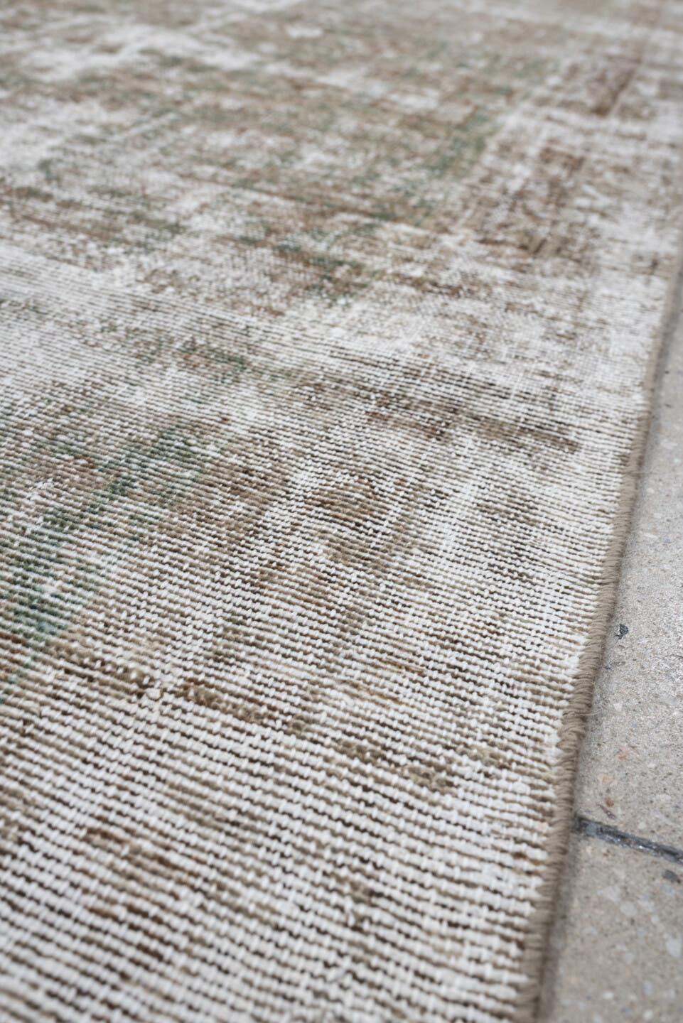 3' x 11' one-of-a-kind handmade antique Malayer runner rug. Color palette: taupe, ivory, sage, camel, brown, beige, gray