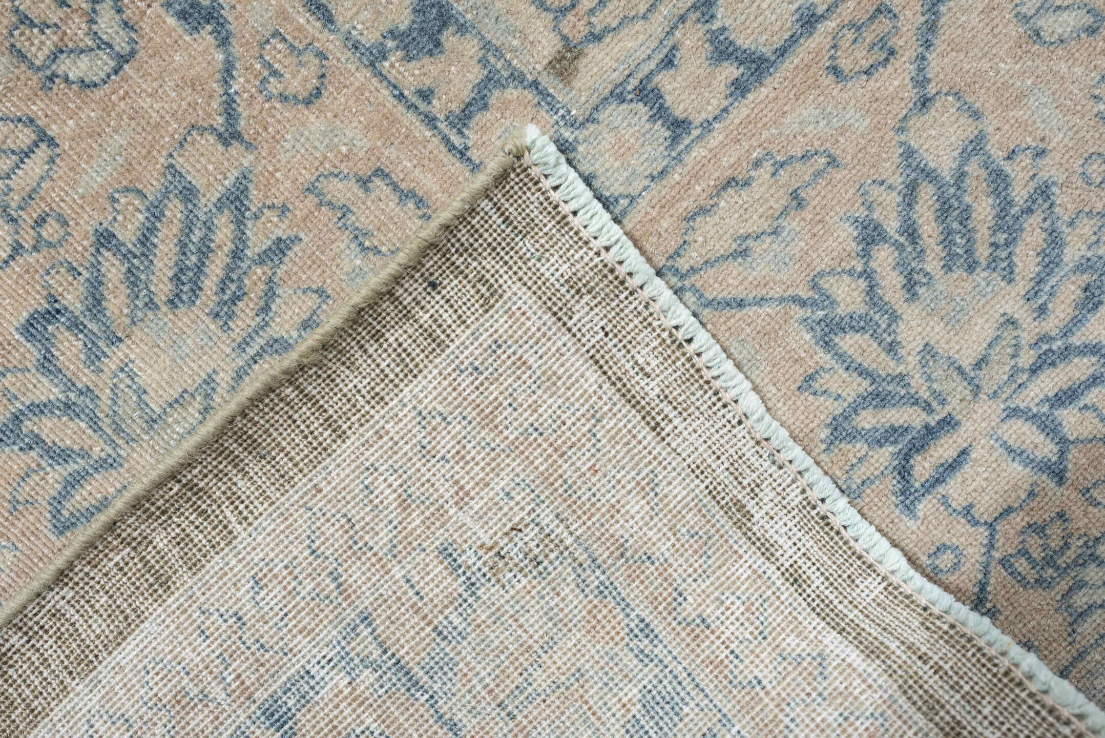 11' x 15' one-of-a-kind handmade antique Tabriz oversize rug. Color palette: ivory, pale blue, sky blue, cream, taupe