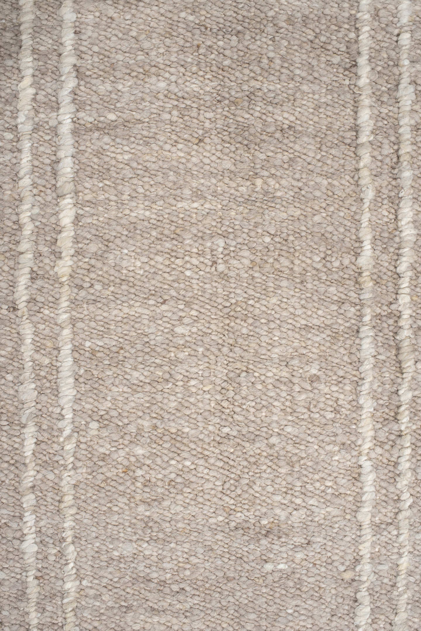 6' x 9' one-of-a-kind handmade vintage Flatweave medium size rug. Color palette: taupe, ivory, beige, cream, gray