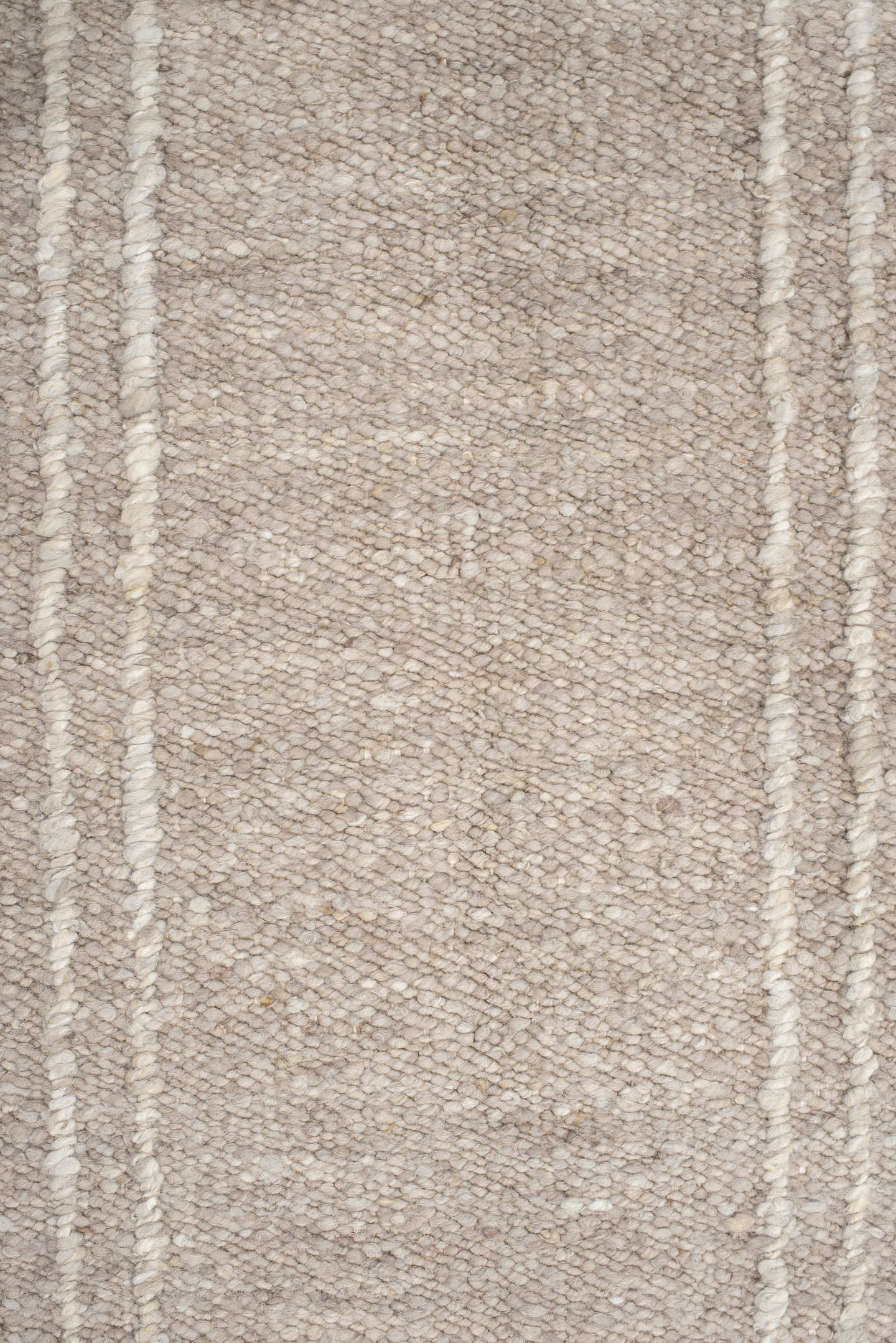 6' x 9' one-of-a-kind handmade vintage Flatweave medium size rug. Color palette: taupe, ivory, beige, cream, gray
