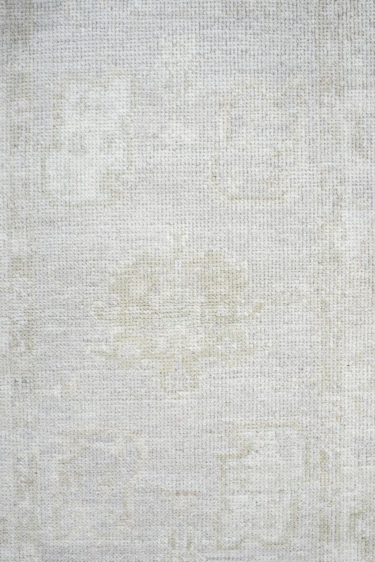 2' x 8' one-of-a-kind handmade vintage Oushak runner rug. Color palette: ivory, cream, taupe, beige, light gray, gray