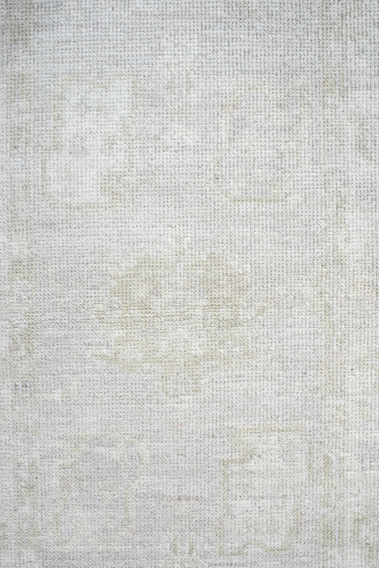2' x 8' one-of-a-kind handmade vintage Oushak runner rug. Color palette: ivory, cream, taupe, beige, light gray, gray