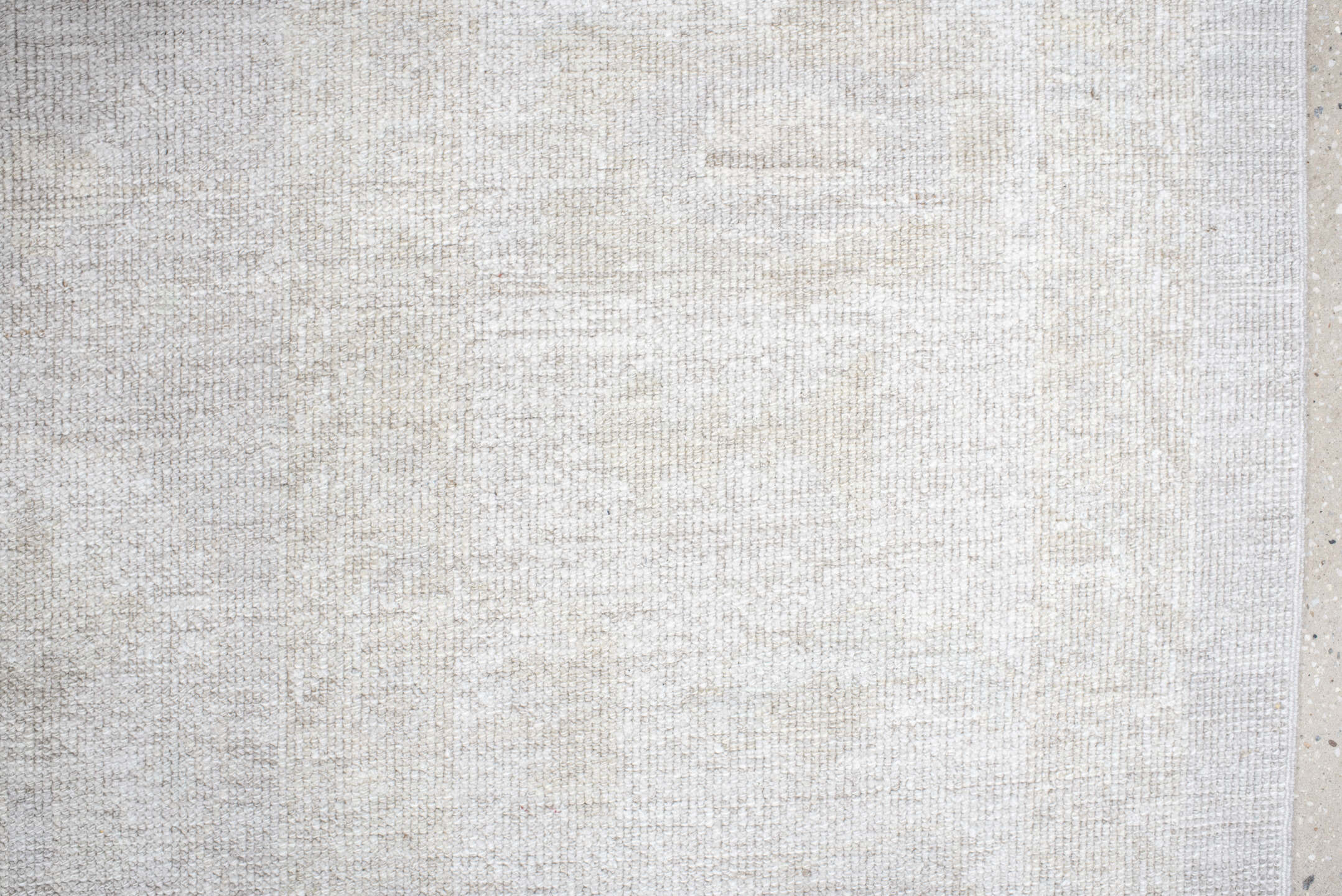 12' x 14' one-of-a-kind handmade vintage Oushak oversize rug. Color palette: ivory, cream, taupe, beige, pale gray, gray