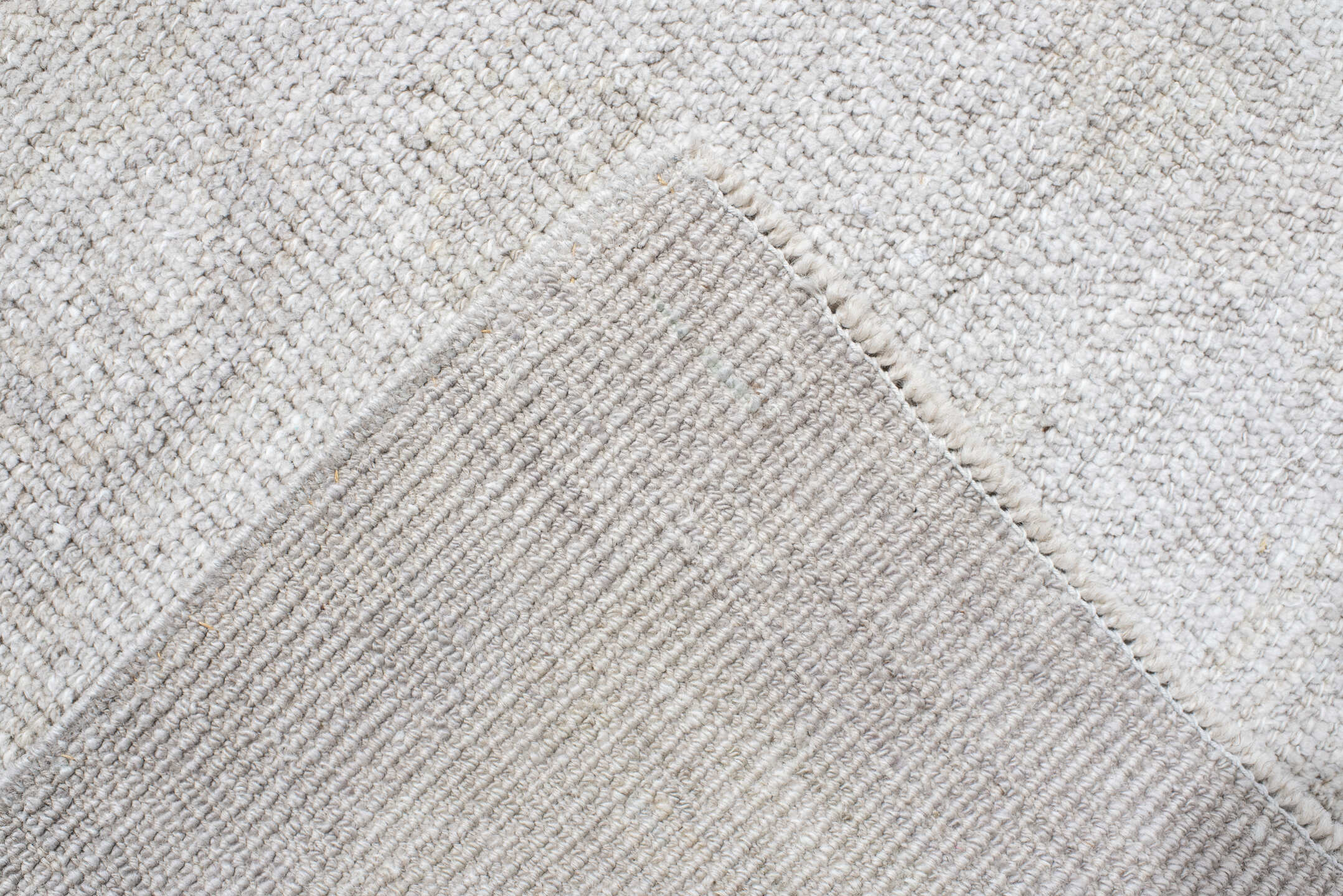12' x 14' one-of-a-kind handmade vintage Oushak oversize rug. Color palette: ivory, cream, taupe, beige, pale gray, gray