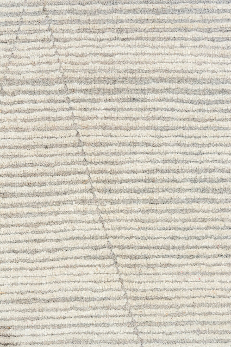 9' x 12' one-of-a-kind handmade vintage Tulu large size rug. Color palette: ivory, taupe, gray, cream, beige