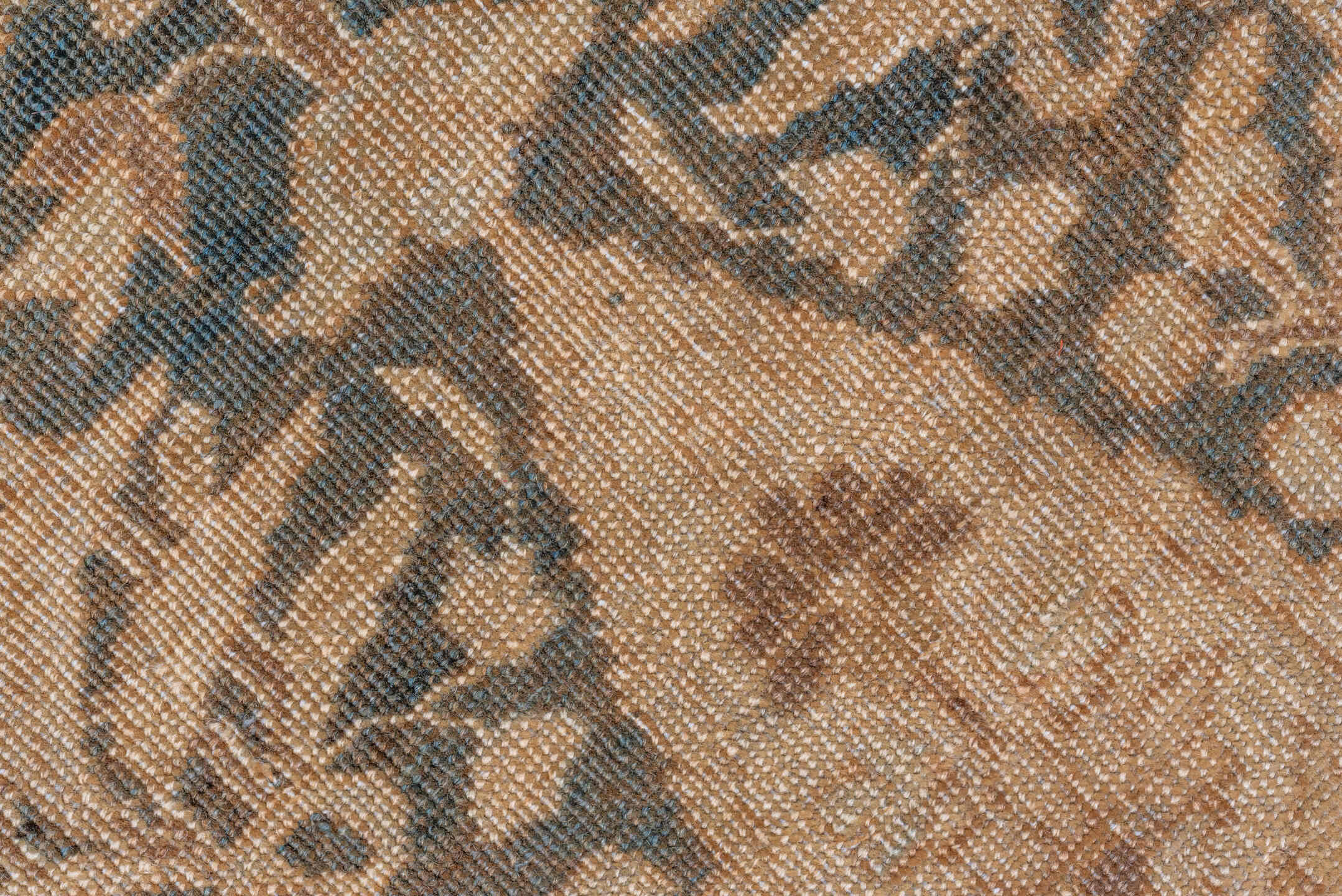 8' x 11' one-of-a-kind handmade vintage Tabriz large size rug. Color palette: taupe, camel, brown, ivory, charcoal