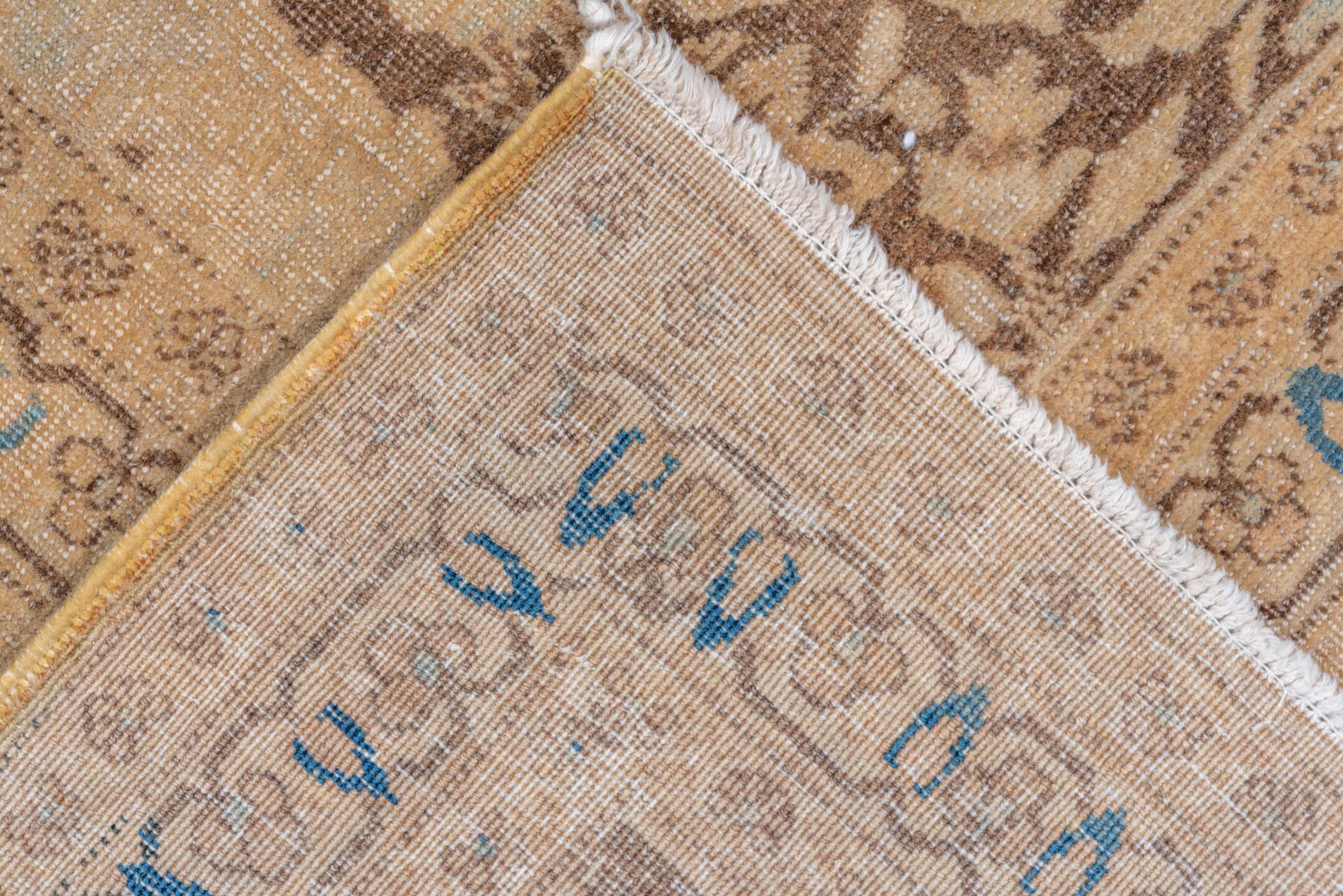 8' x 11' one-of-a-kind handmade vintage Tabriz large size rug. Color palette: taupe, camel, brown, ivory, charcoal