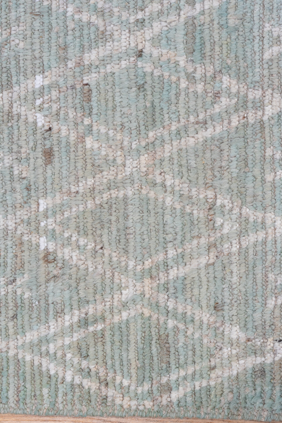 8' x 9' one-of-a-kind handmade vintage Tulu rug. Color palette: dark gray, gainsboro, gray, light gray, off-white, pink