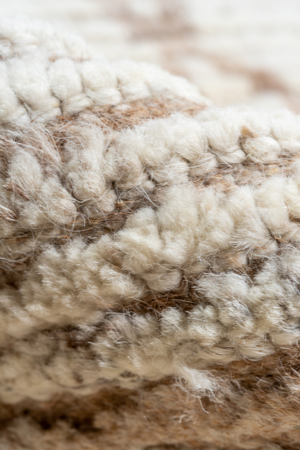 10' x 13' one-of-a-kind handmade vintage Tulu large size rug. Color palette: dark gray, gainsboro, gray, light gray, linen