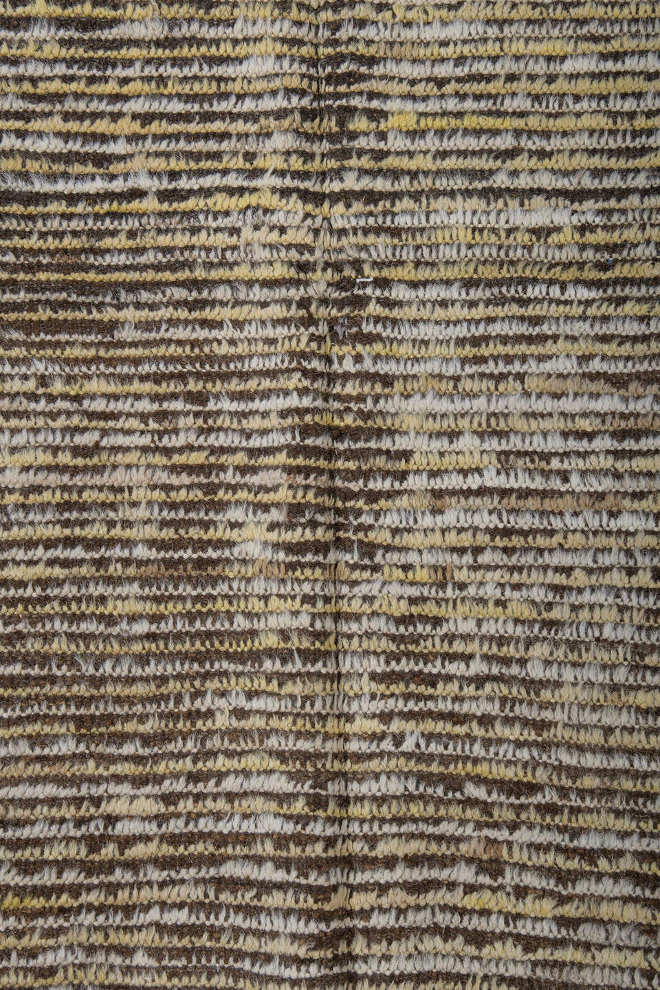 2' x 15' one-of-a-kind handmade vintage Tulu runner rug. Color palette: brown, ivory, camel, taupe, charcoal, beige, gray