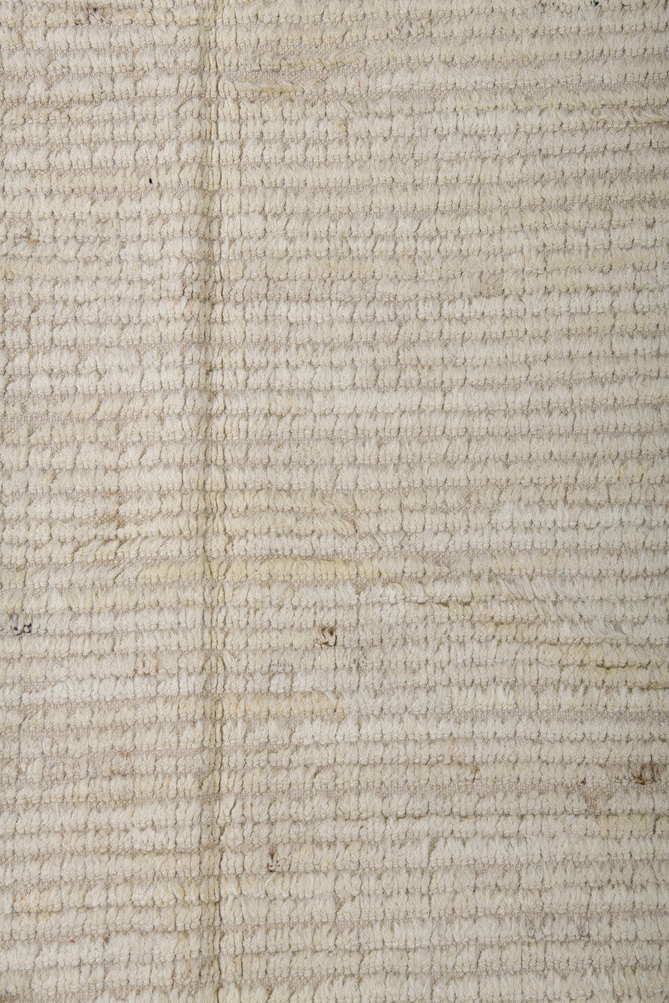 3' x 10' one-of-a-kind handmade vintage Tulu runner rug. Color palette: ivory, cream, beige, taupe, gray