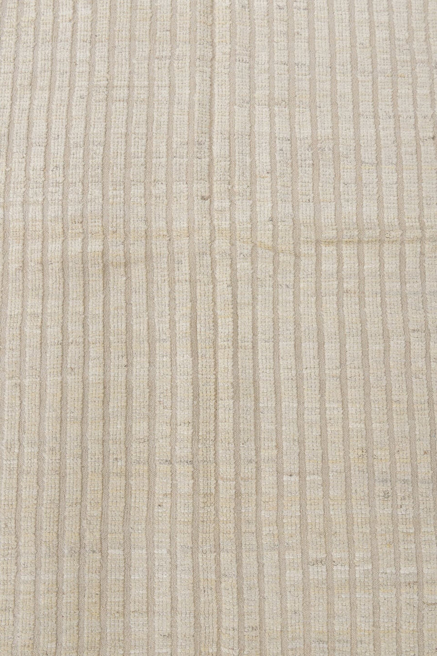 3' x 9' one-of-a-kind handmade vintage Tulu runner rug. Color palette: ivory, beige, cream, taupe, gray