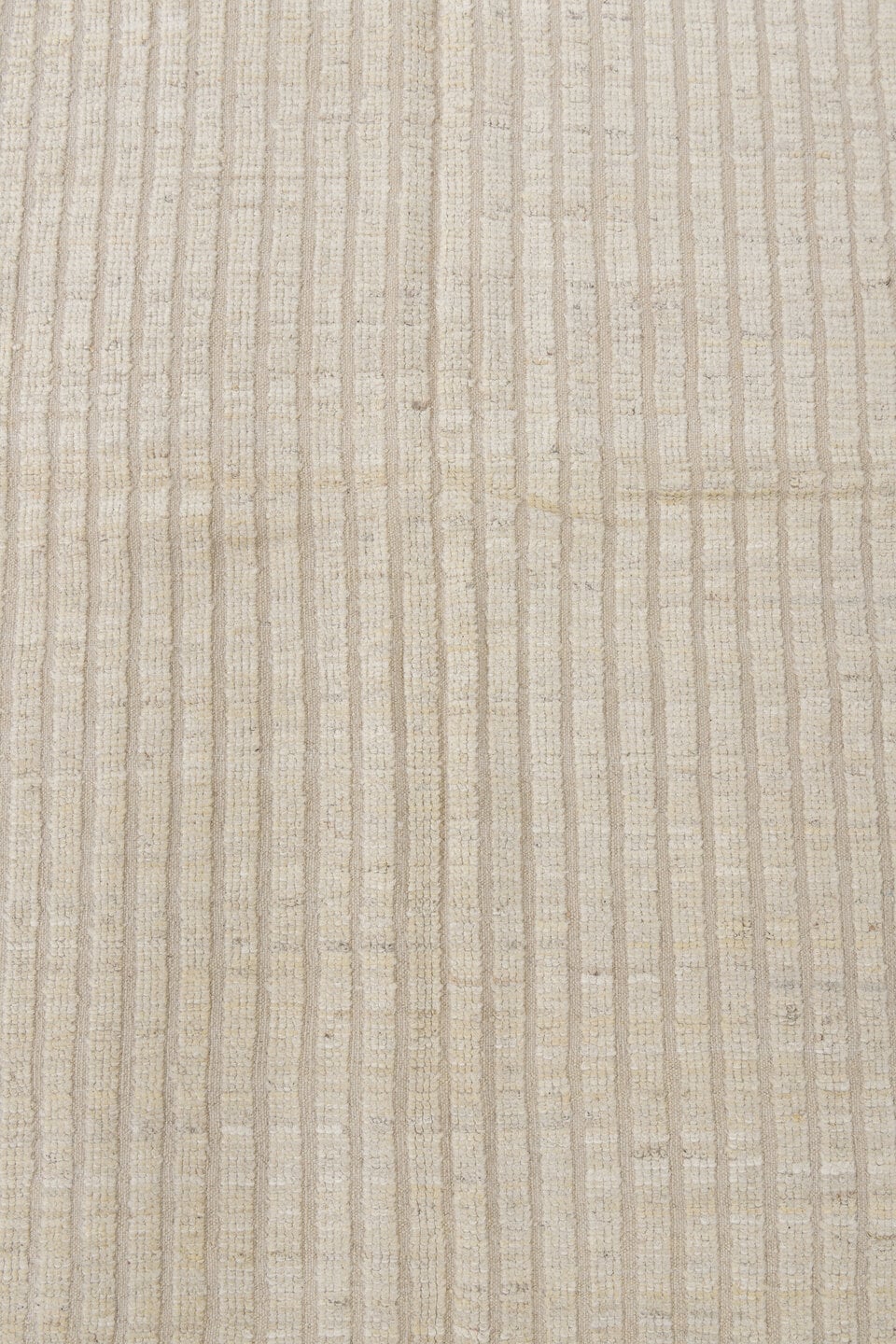 3' x 9' one-of-a-kind handmade vintage Tulu runner rug. Color palette: ivory, beige, cream, taupe, gray