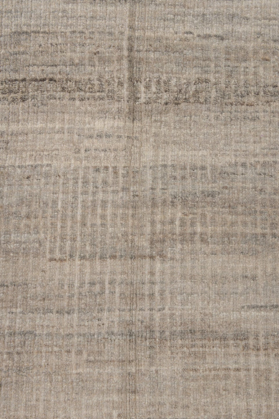 3' x 11' one-of-a-kind handmade vintage Tulu runner rug. Color palette: ivory, taupe, gray, greige, stone, beige
