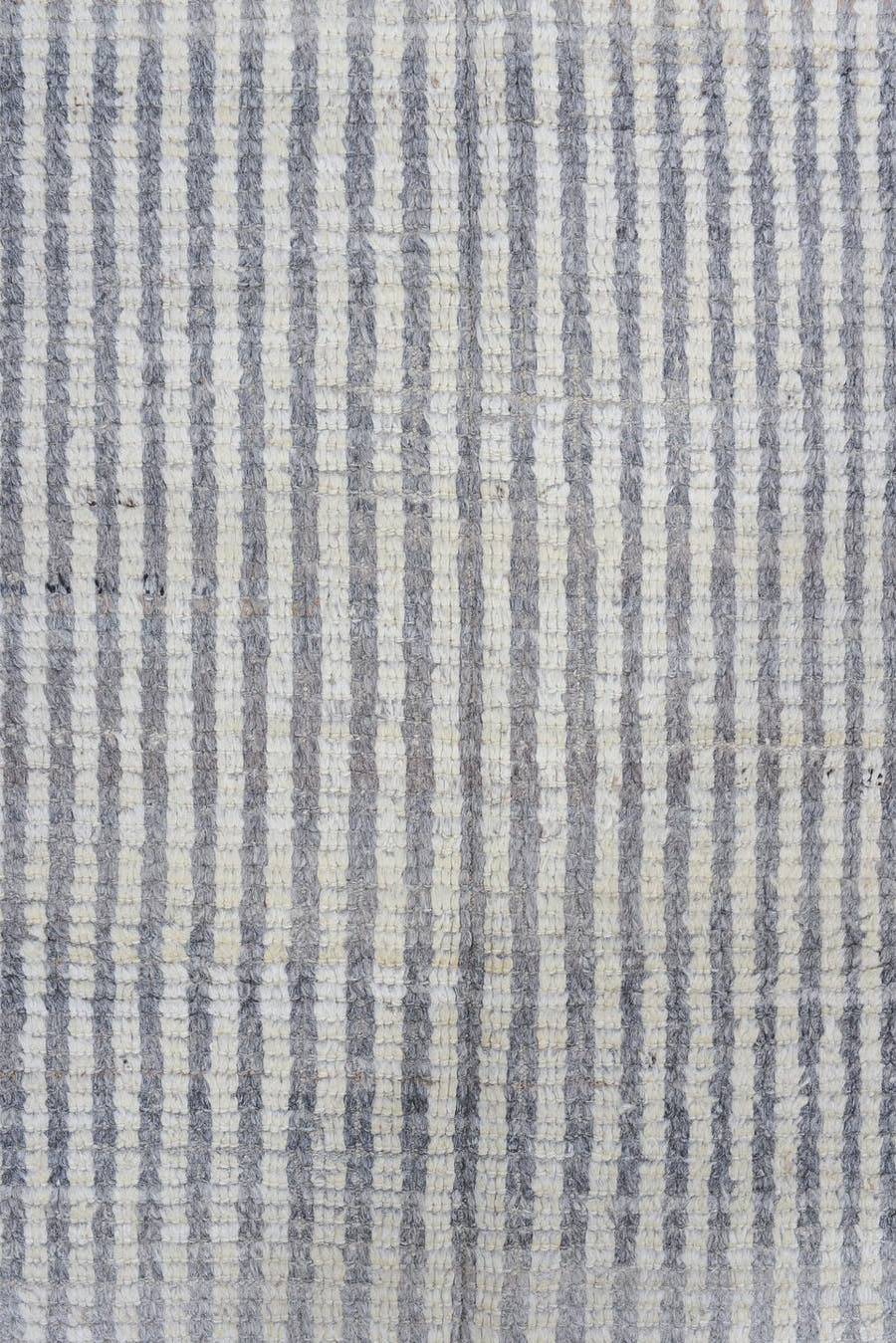 3' x 13' one-of-a-kind handmade vintage Tulu runner rug. Color palette: ivory, gray, taupe, beige, charcoal, black