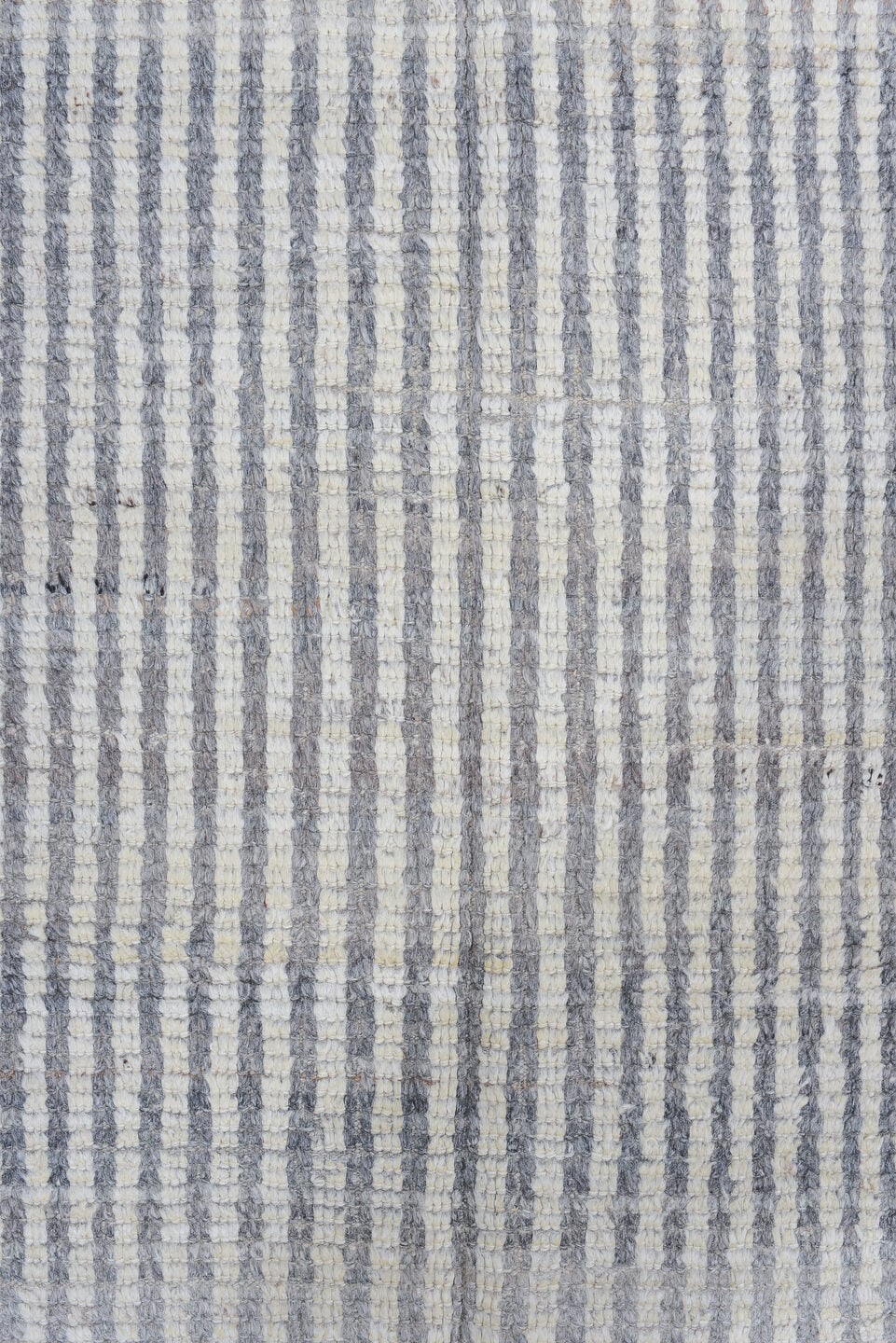 3' x 13' one-of-a-kind handmade vintage Tulu runner rug. Color palette: ivory, gray, taupe, beige, charcoal, black