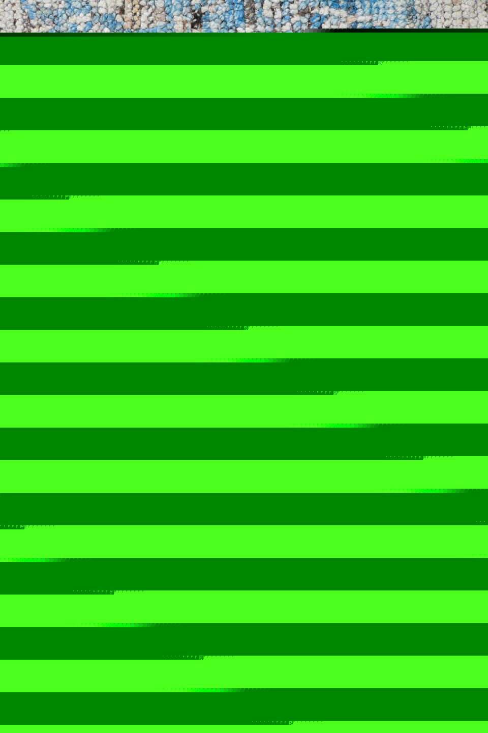 3' x 10' one-of-a-kind handmade vintage Tulu runner rug. Color palette: blue, dark gray, dim gray, gainsboro, gray