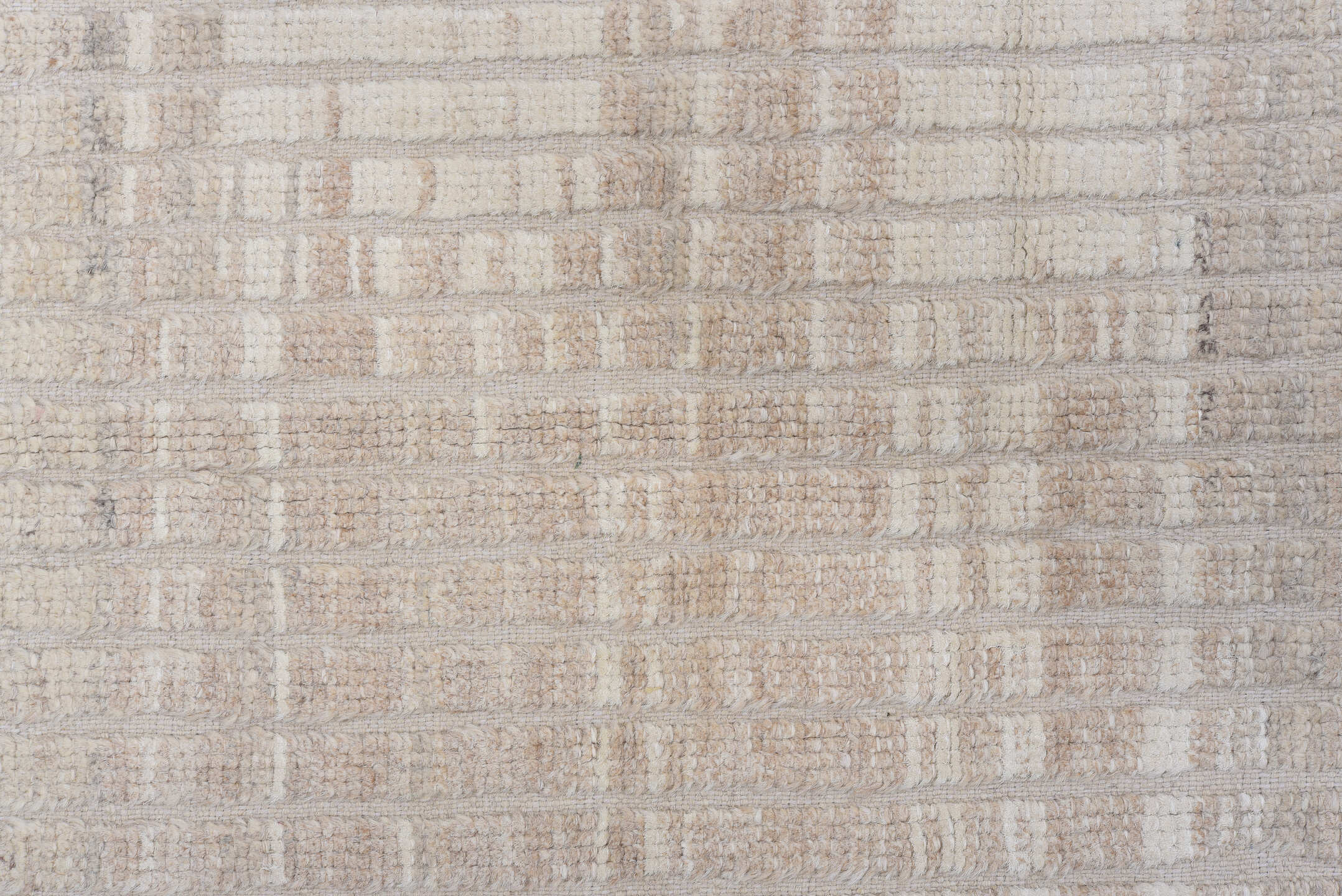 2' x 12' one-of-a-kind handmade vintage Tulu runner rug. Color palette: ivory, taupe, beige, cream, light gray, gray