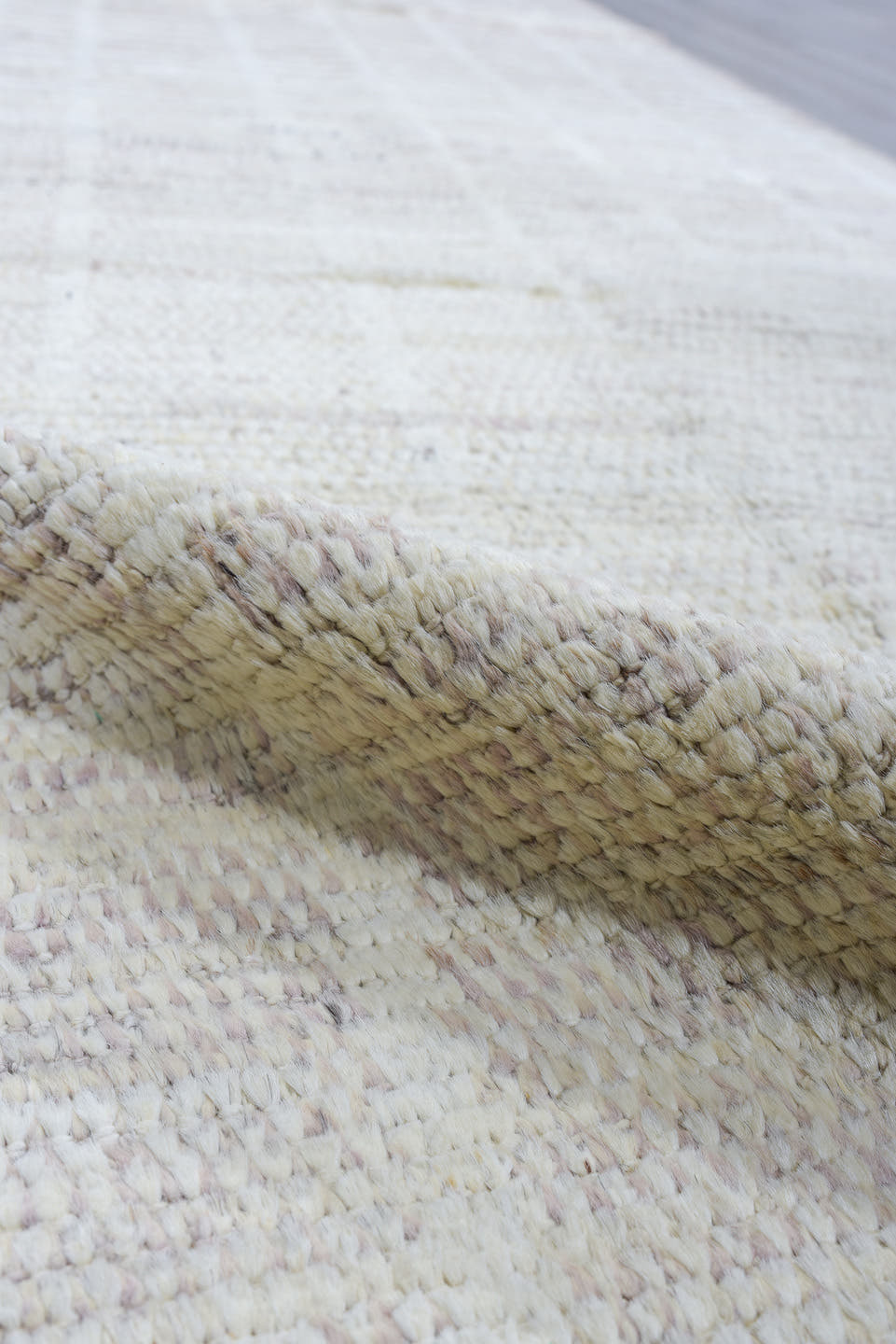 2' x 9' one-of-a-kind handmade vintage Tulu runner rug. Color palette: ivory, taupe, gray, cream, charcoal, beige, black