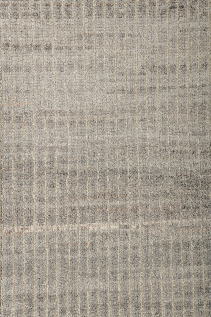 3' x 9' one-of-a-kind handmade vintage Tulu runner rug. Color palette: ivory, gray, taupe, cream, charcoal, beige, black