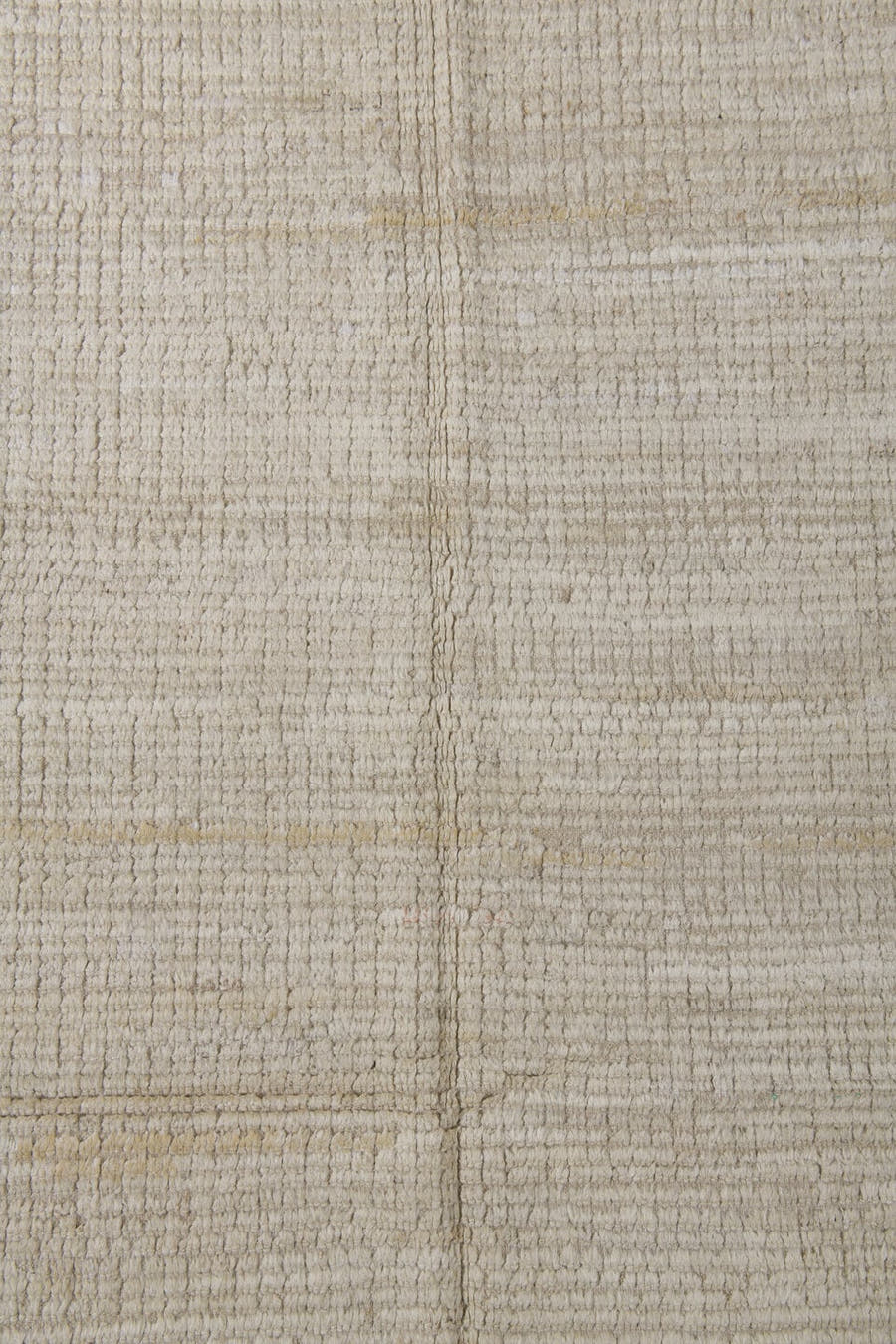 3' x 11' one-of-a-kind handmade vintage Tulu runner rug. Color palette: ivory, cream, beige, taupe, gray