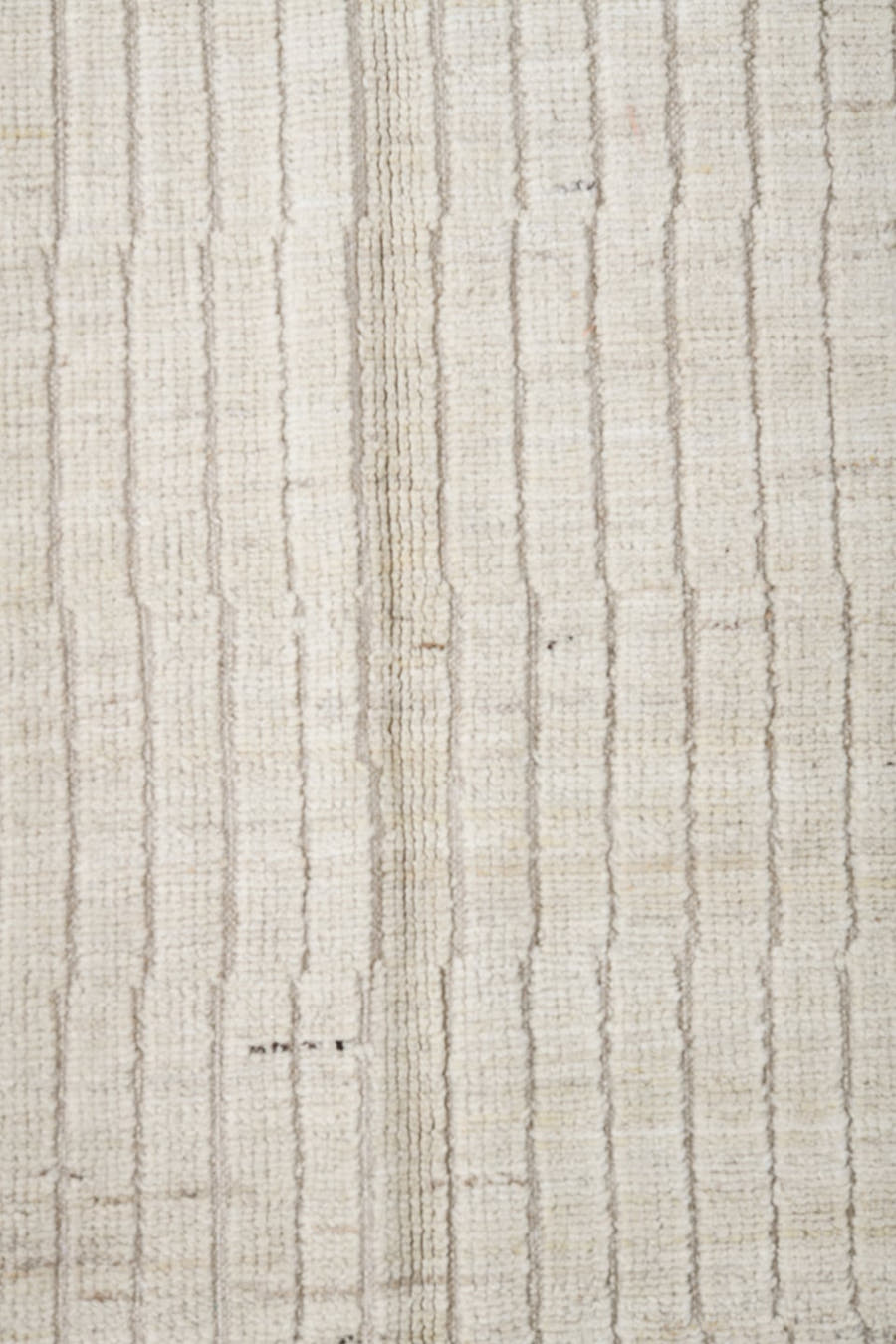 3' x 11' one-of-a-kind handmade vintage Tulu runner rug. Color palette: ivory, cream, beige, taupe, gray