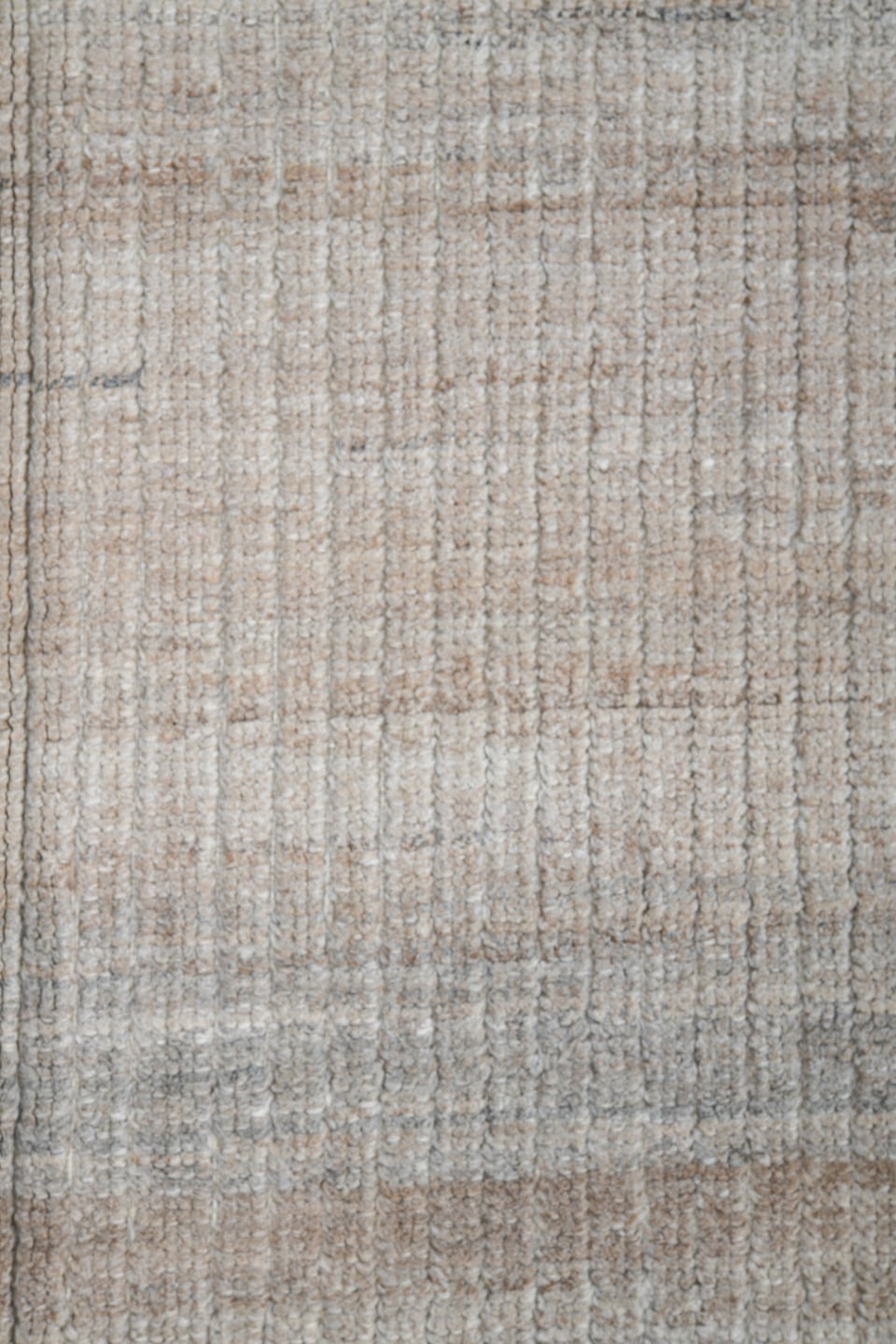3' x 9' one-of-a-kind handmade vintage Tulu runner rug. Color palette: ivory, taupe, light_gray, beige, greige, gray