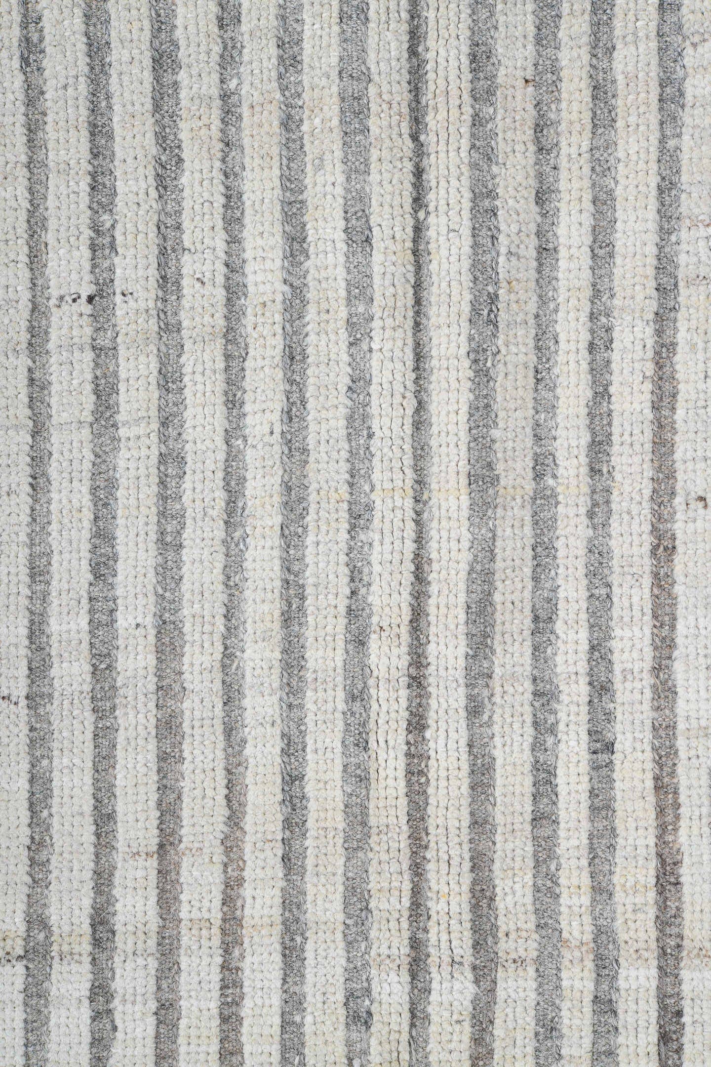 2' x 10' one-of-a-kind handmade vintage Tulu runner rug. Color palette: ivory, gray, taupe, cream, beige
