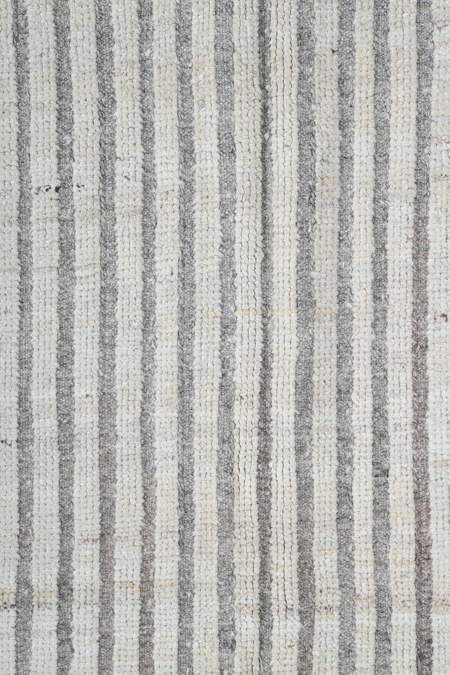 2' x 10' one-of-a-kind handmade vintage Tulu runner rug. Color palette: ivory, gray, taupe, cream, beige