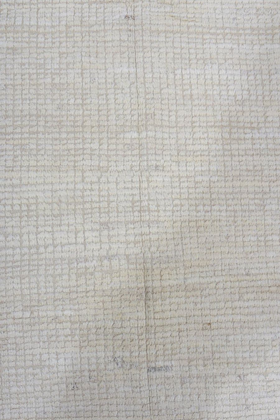 3' x 10' one-of-a-kind handmade vintage Tulu runner rug. Color palette: ivory, cream, beige, taupe, charcoal, gray, black