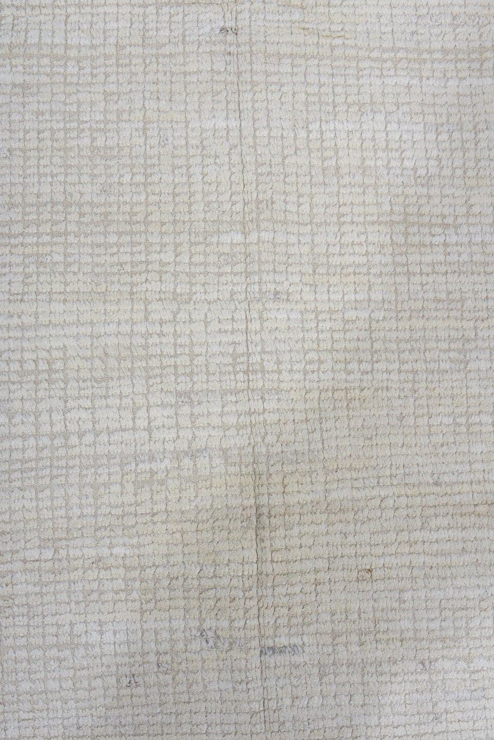 3' x 10' one-of-a-kind handmade vintage Tulu runner rug. Color palette: ivory, cream, beige, taupe, charcoal, gray, black