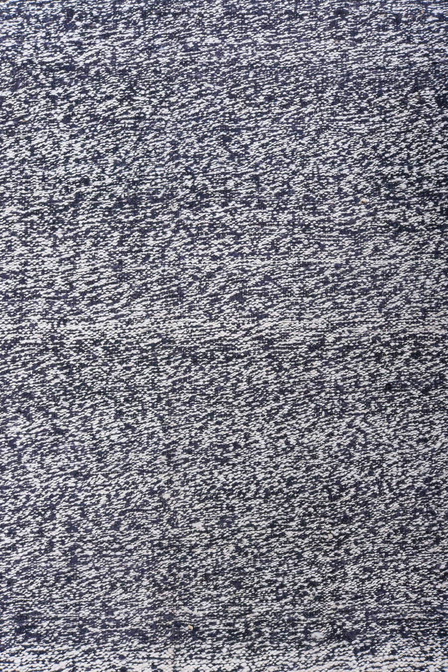 9' x 12' one-of-a-kind handmade vintage Tulu large size rug. Color palette: gray, charcoal, ivory, black