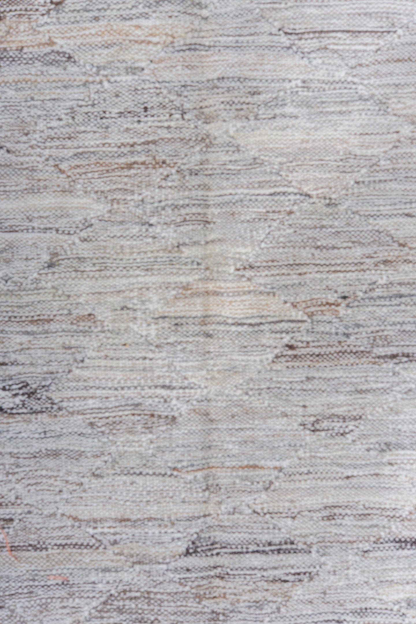 4' x 6' one-of-a-kind handmade vintage Kilim small size rug. Color palette: ivory, light gray, taupe, beige, greige, gray
