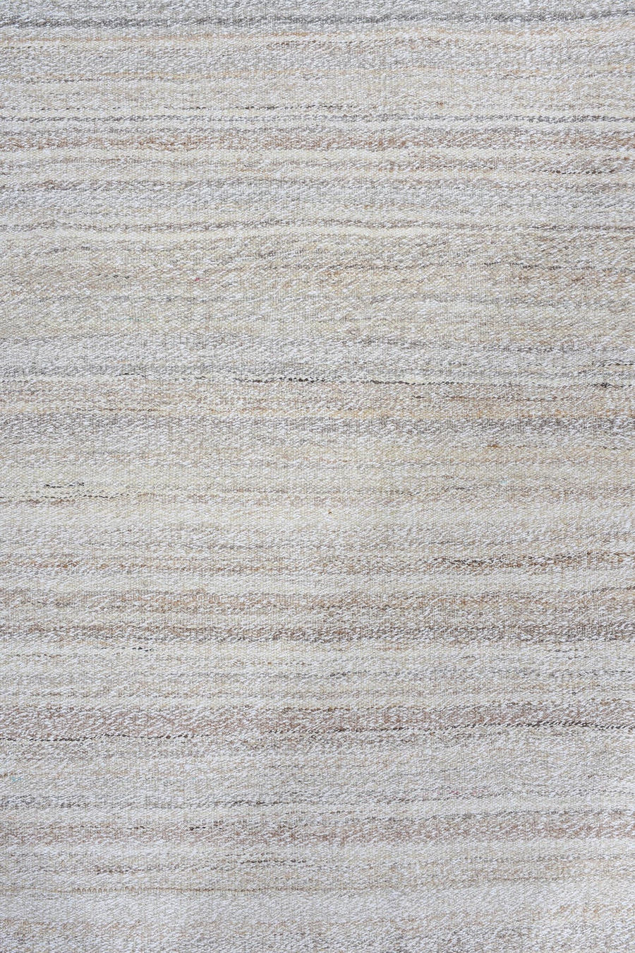 2' x 5' one-of-a-kind handmade vintage Kilim small size rug. Color palette: ivory, cream, taupe, light_gray, beige, gray