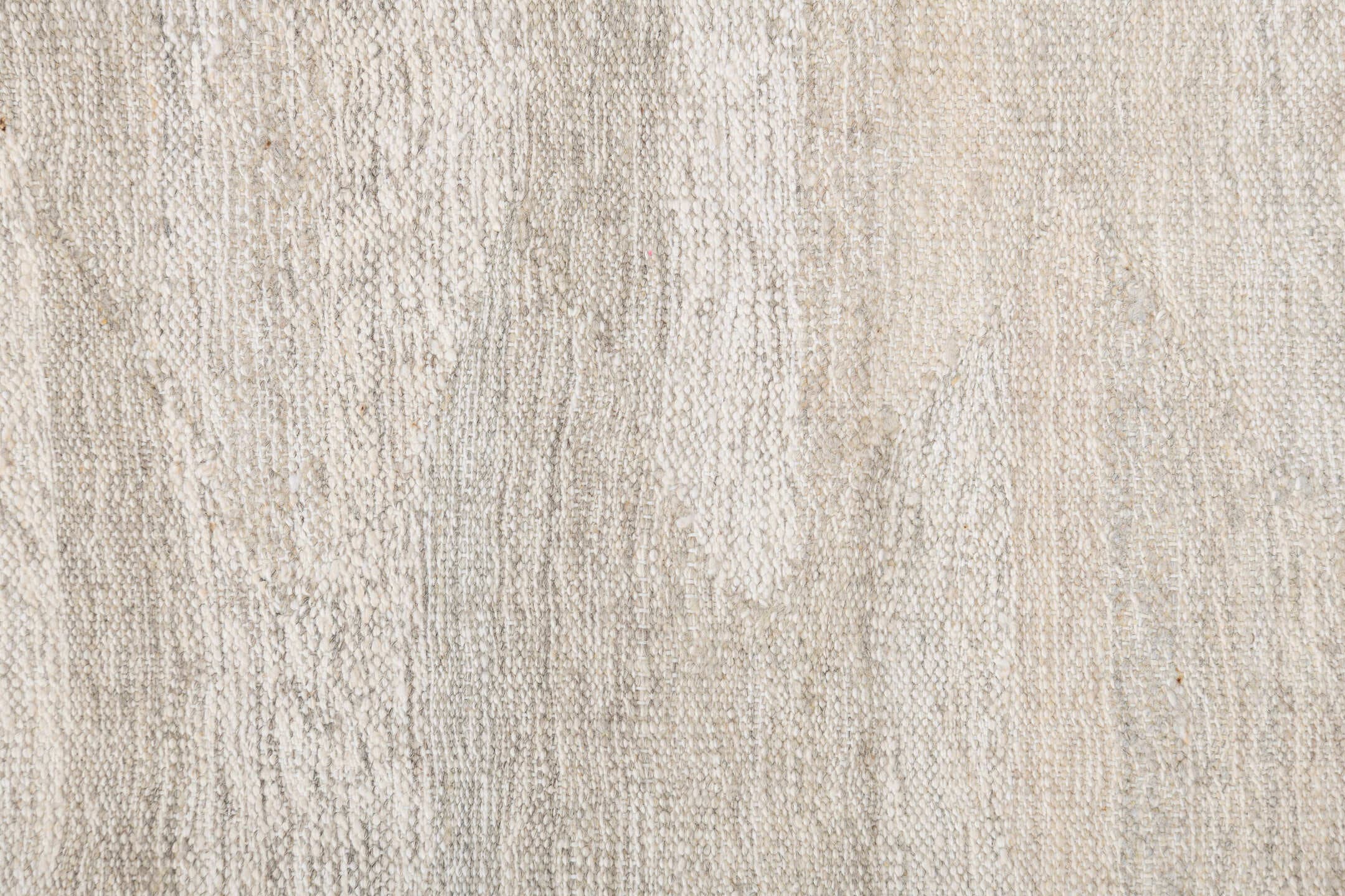 10' x 14' one-of-a-kind handmade vintage Tulu large size rug. Color palette: ivory, cream, taupe, light gray, beige, gray