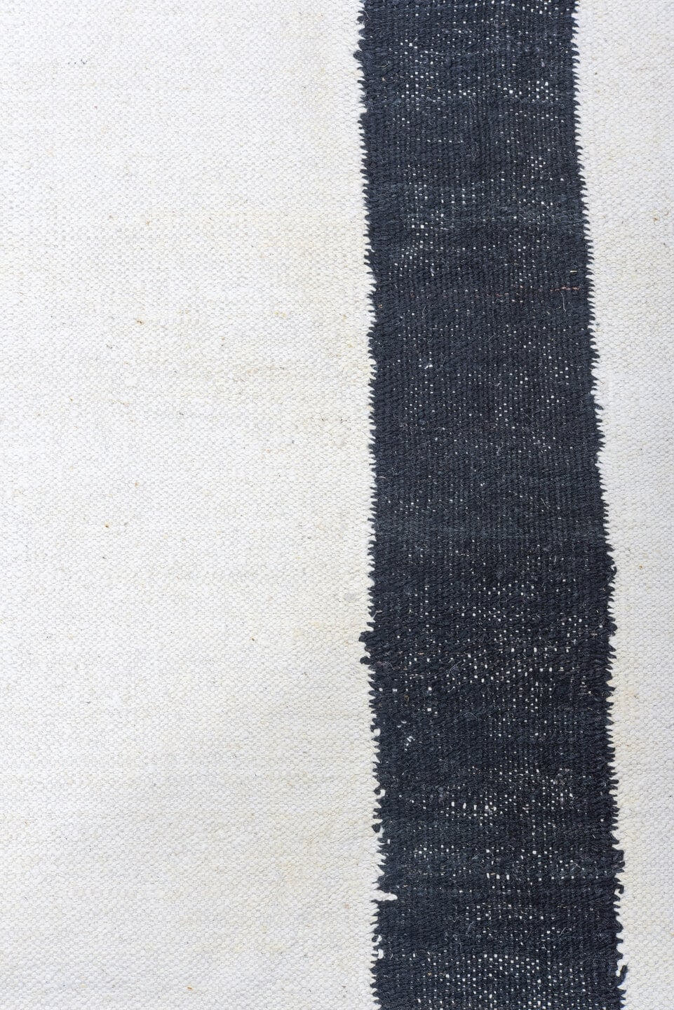 12' x 18' one-of-a-kind handmade vintage Kilim oversize rug. Color palette: ivory, charcoal, gray, black