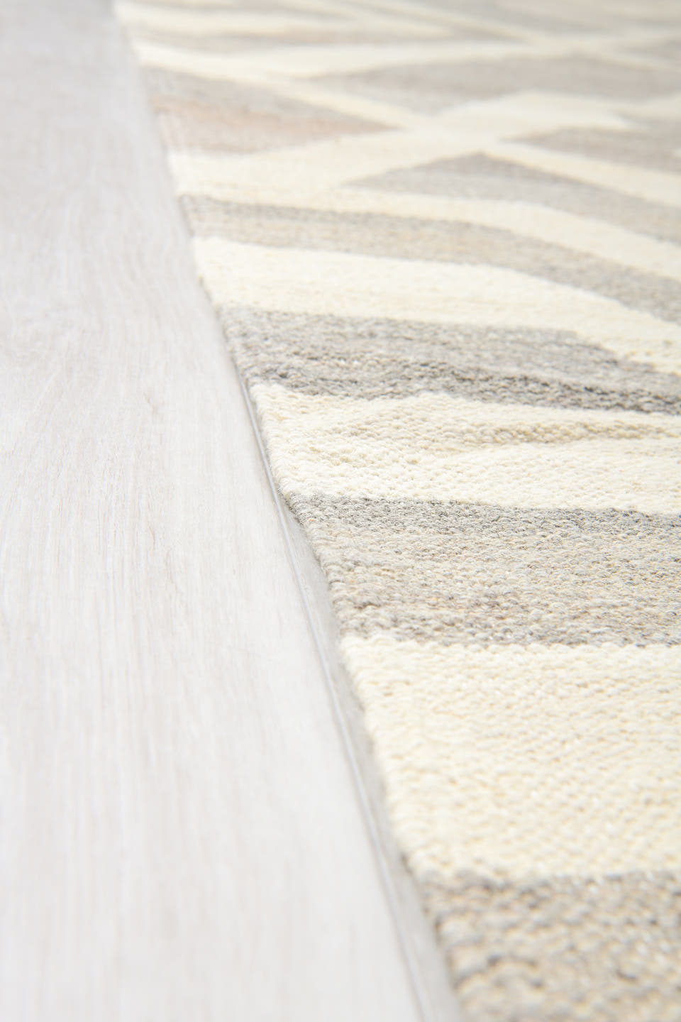 12' x 15' one-of-a-kind handmade vintage Kilim oversize rug. Color palette: ivory, gray, taupe, cream, beige