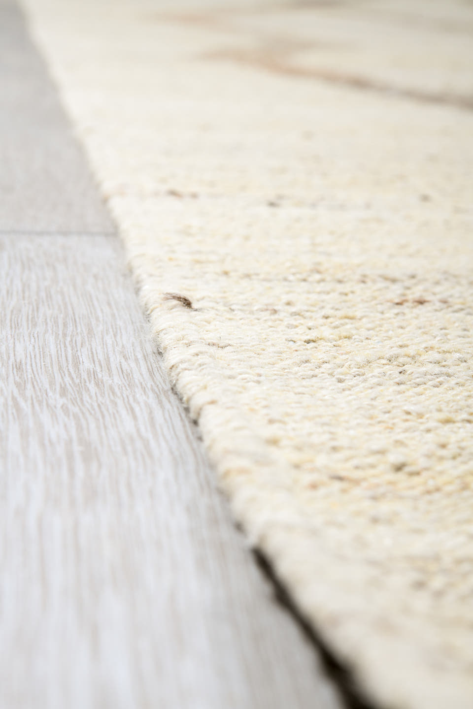 14' x 19' one-of-a-kind handmade vintage Kilim oversize rug. Color palette: ivory, taupe, cream, beige, gray